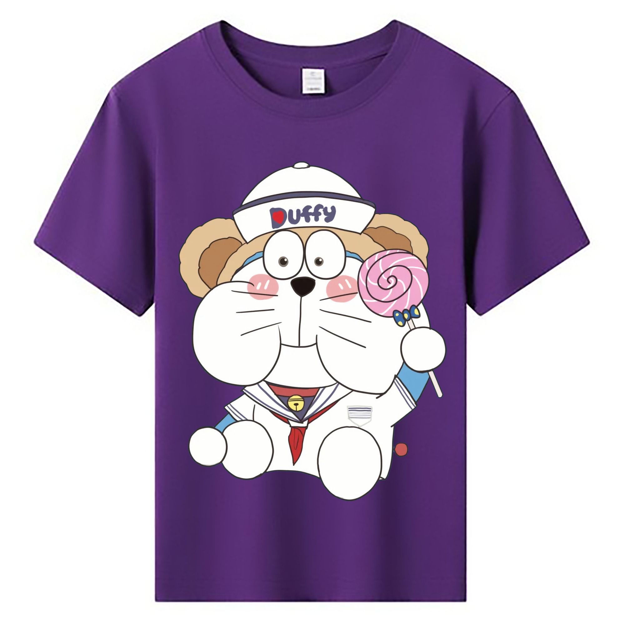 （画像用） ドラえもん Doraemon 綿100％キッズTシャツ（フロントプリント）