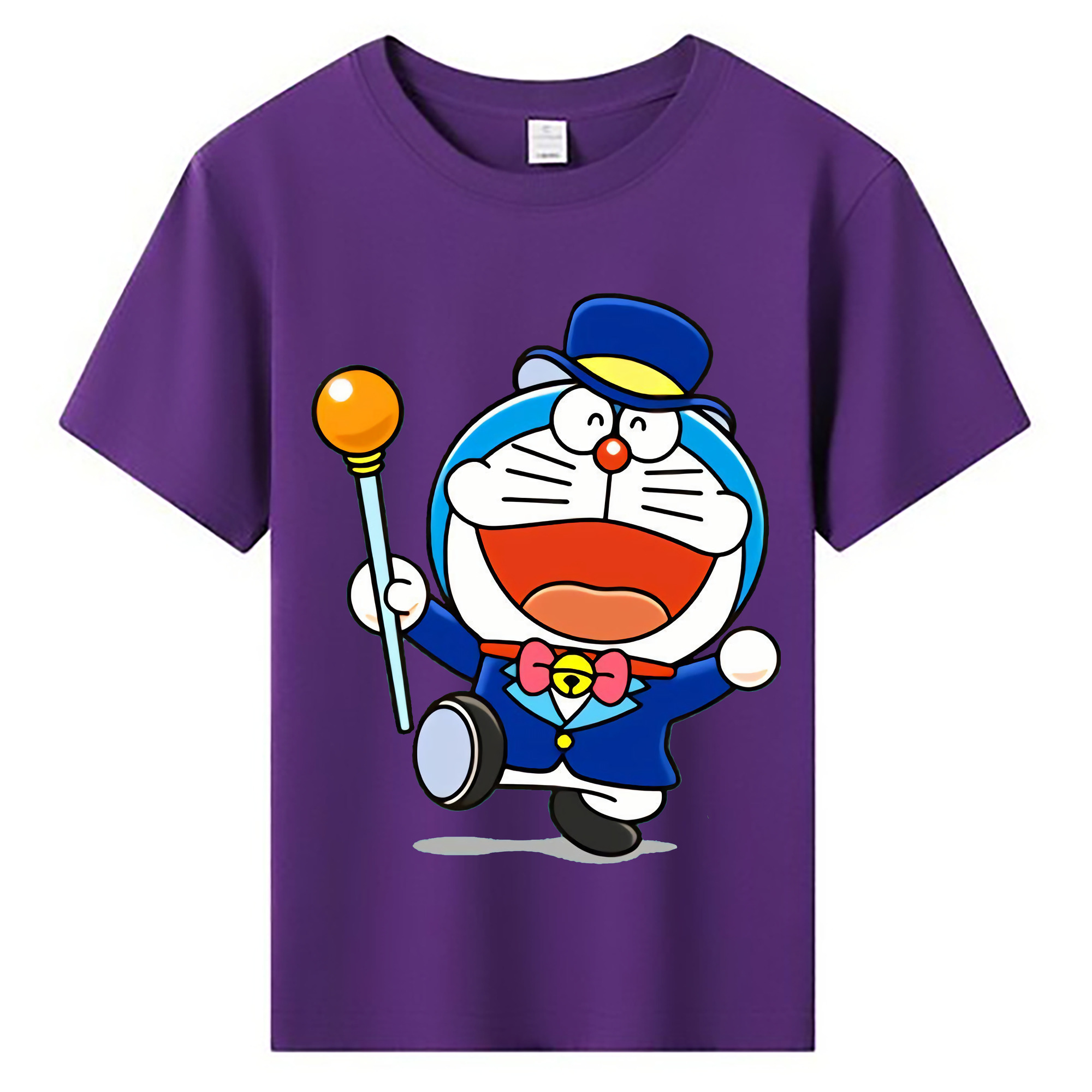 （画像用） ドラえもん Doraemon 綿100％キッズTシャツ（フロントプリント）