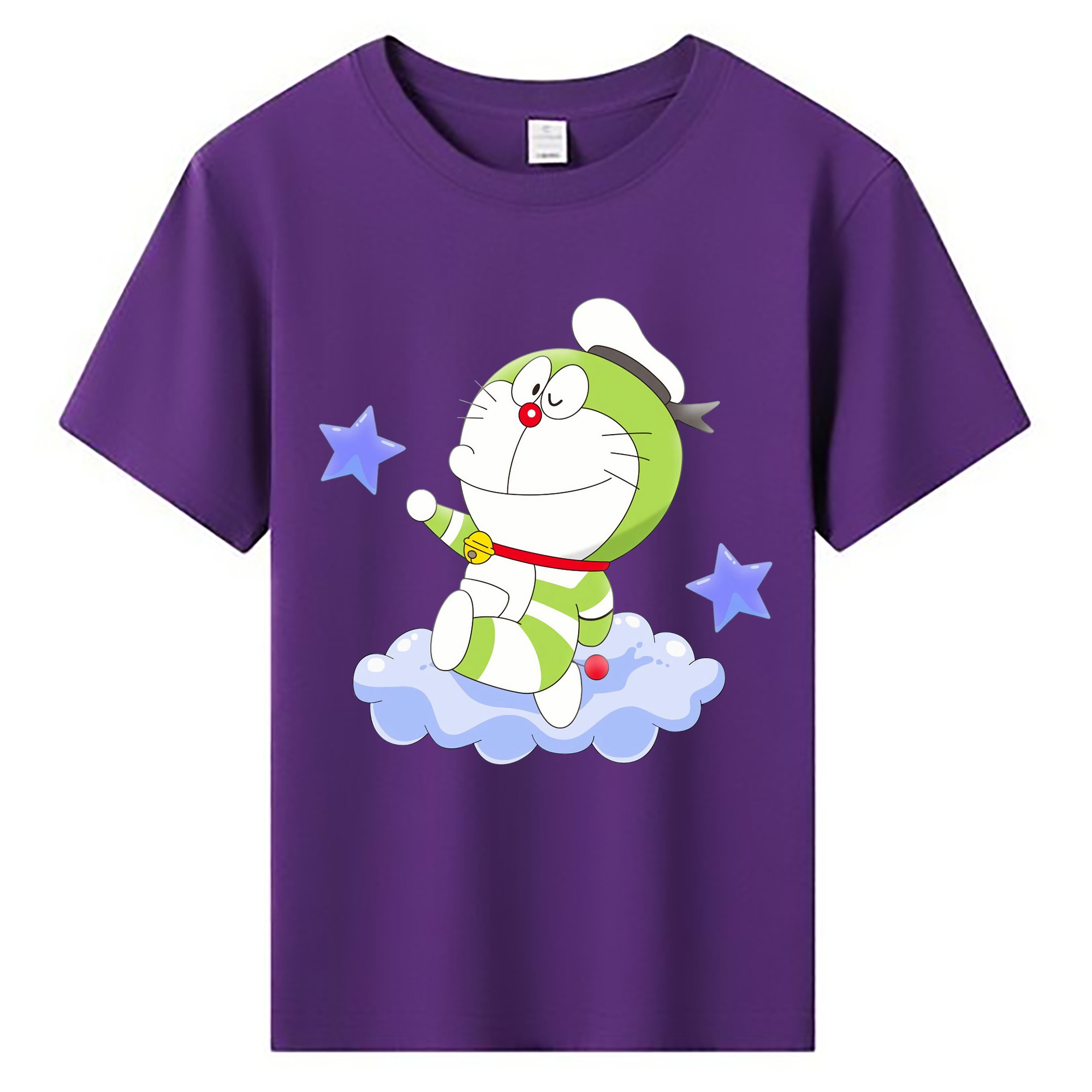 （画像用） ドラえもん Doraemon 綿100％キッズTシャツ（フロントプリント）