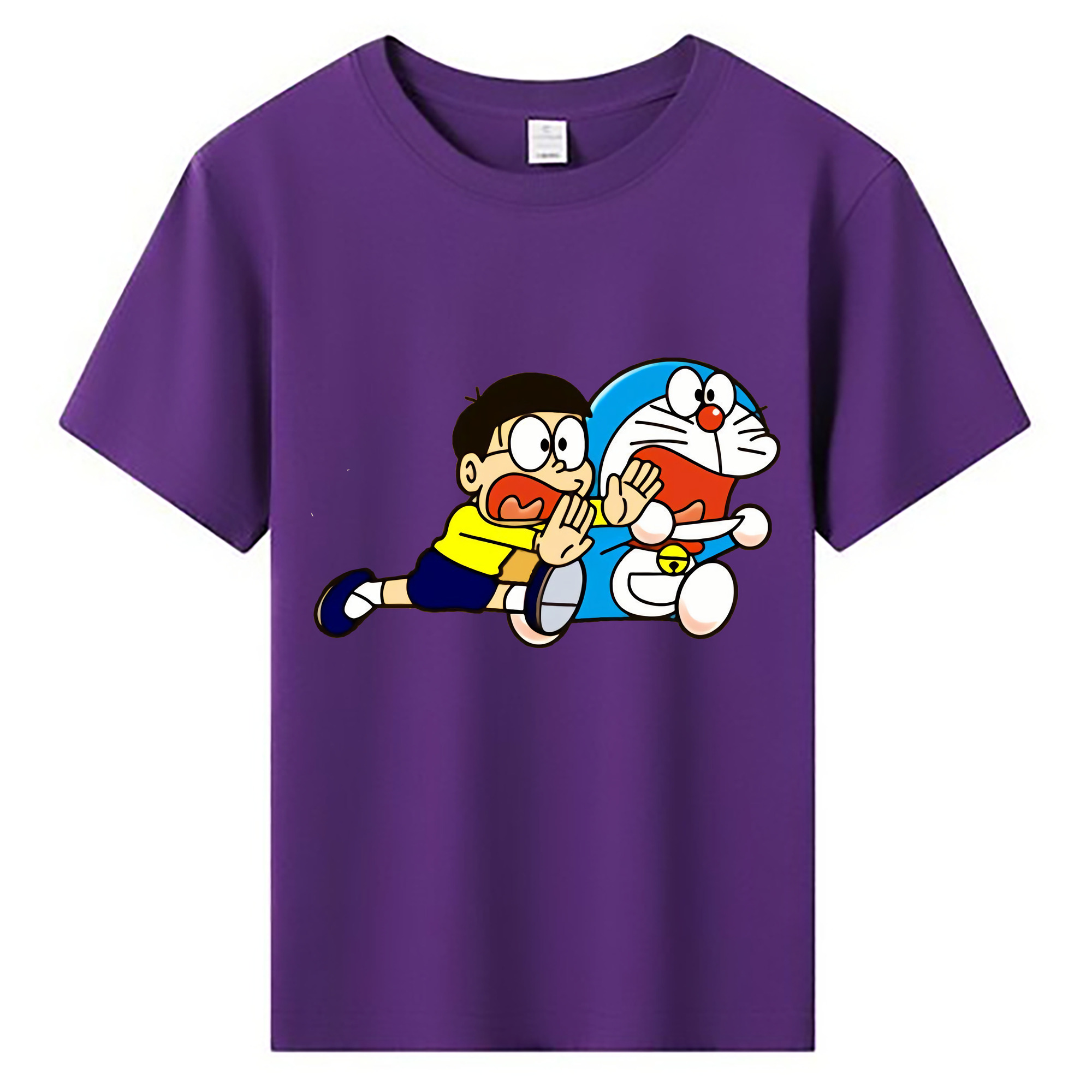 （画像用） ドラえもん Doraemon 綿100％キッズTシャツ（フロントプリント）