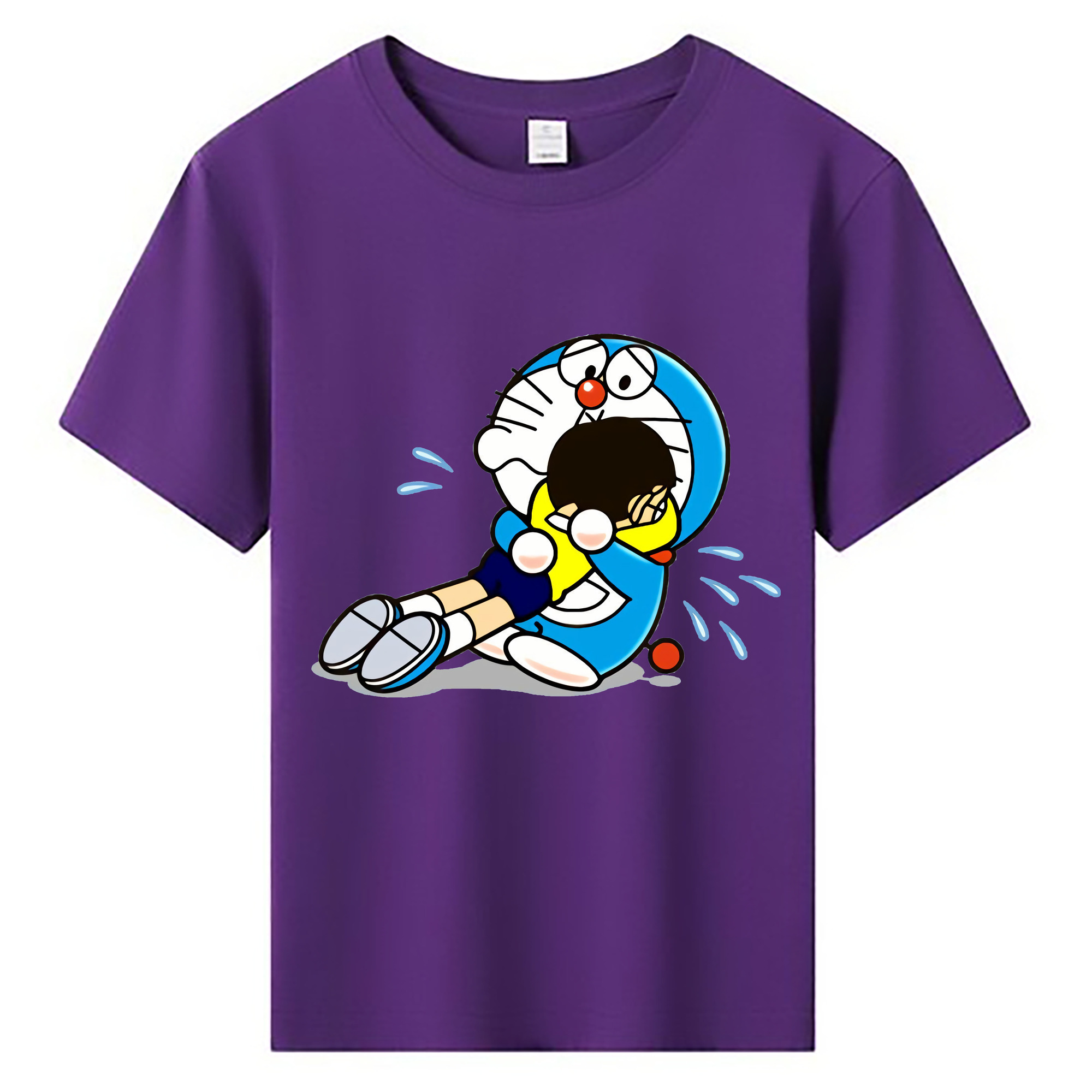 （画像用） ドラえもん Doraemon 綿100％キッズTシャツ（フロントプリント）