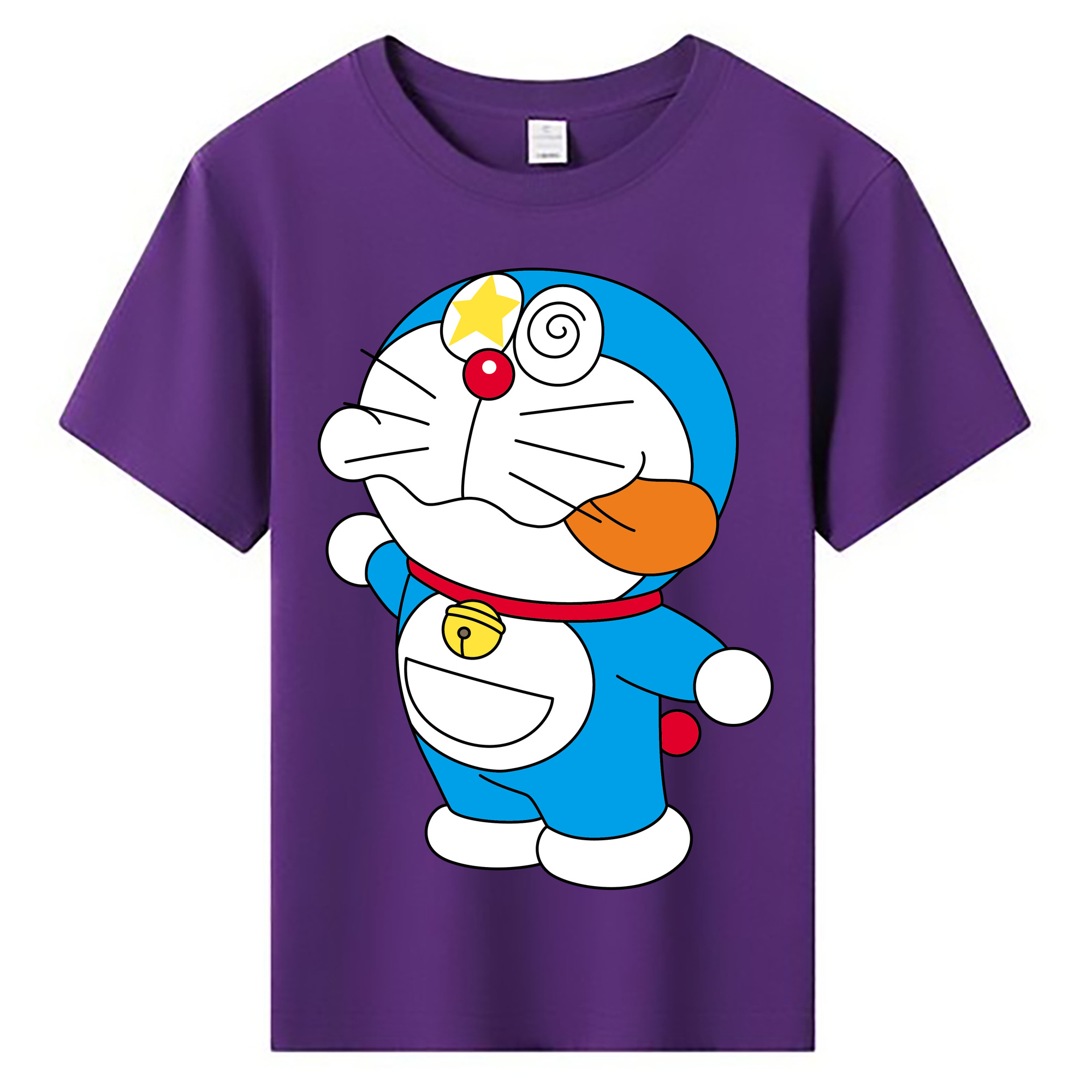 （画像用） ドラえもん Doraemon 綿100％キッズTシャツ（フロントプリント）