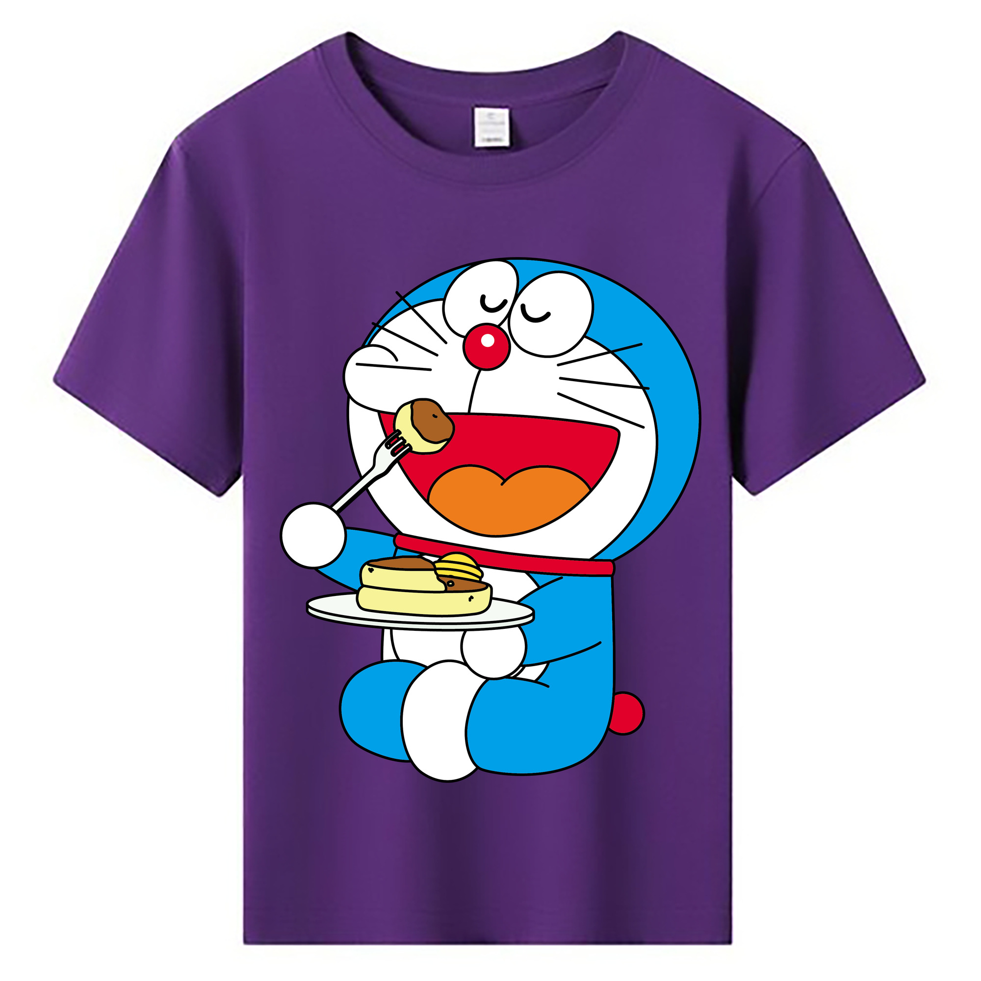 （画像用） ドラえもん Doraemon 綿100％キッズTシャツ（フロントプリント）