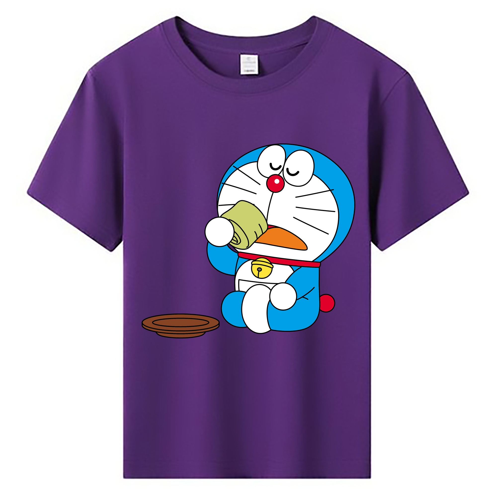 （画像用） ドラえもん Doraemon 綿100％キッズTシャツ（フロントプリント）