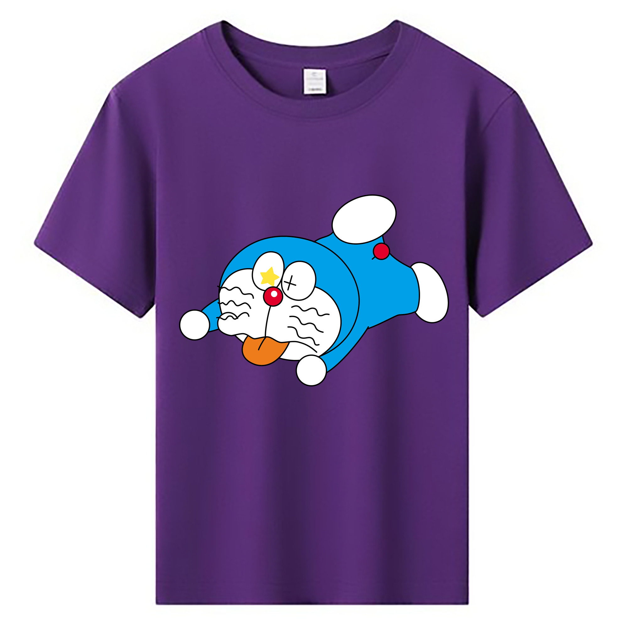 （画像用） ドラえもん Doraemon 綿100％キッズTシャツ（フロントプリント）