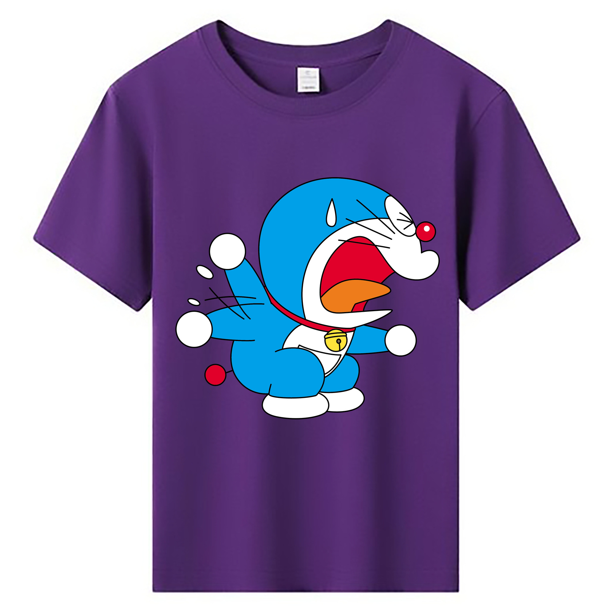 （画像用） ドラえもん Doraemon 綿100％キッズTシャツ（フロントプリント）