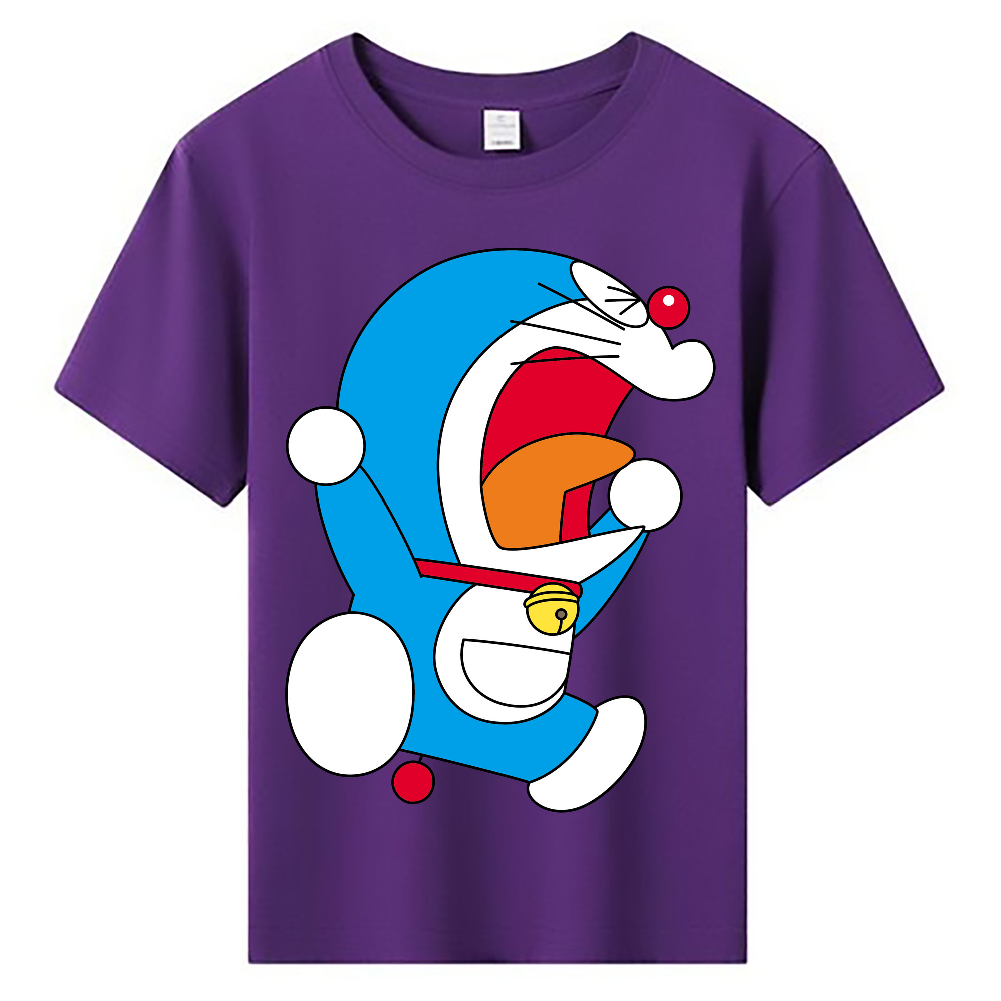 （画像用） ドラえもん Doraemon 綿100％キッズTシャツ（フロントプリント）