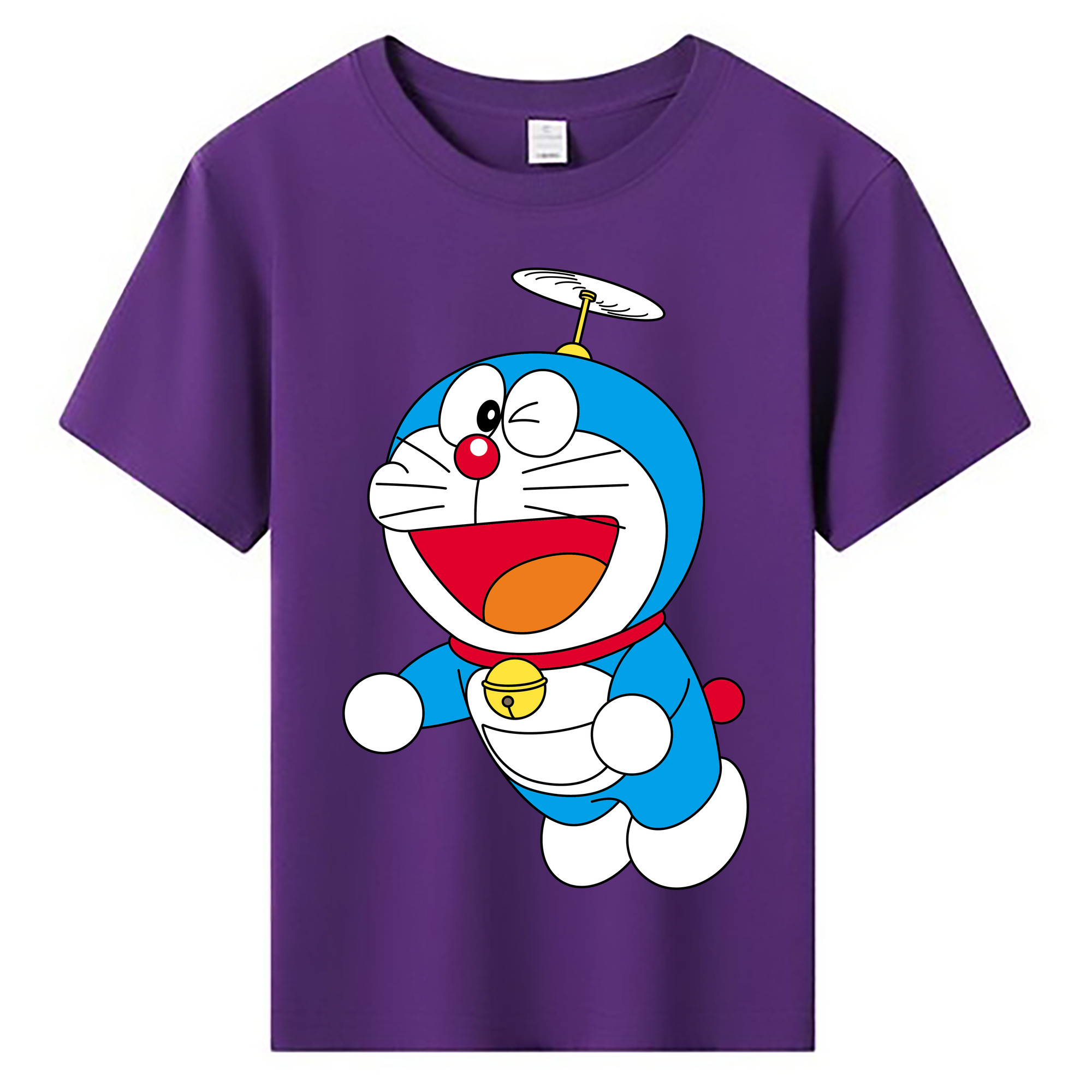 （画像用） ドラえもん Doraemon 綿100％キッズTシャツ（フロントプリント）