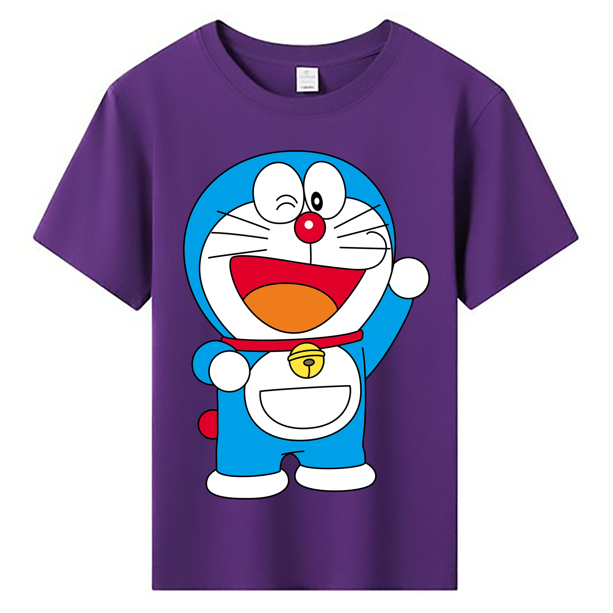 （画像用） ドラえもん Doraemon 綿100％キッズTシャツ（フロントプリント）
