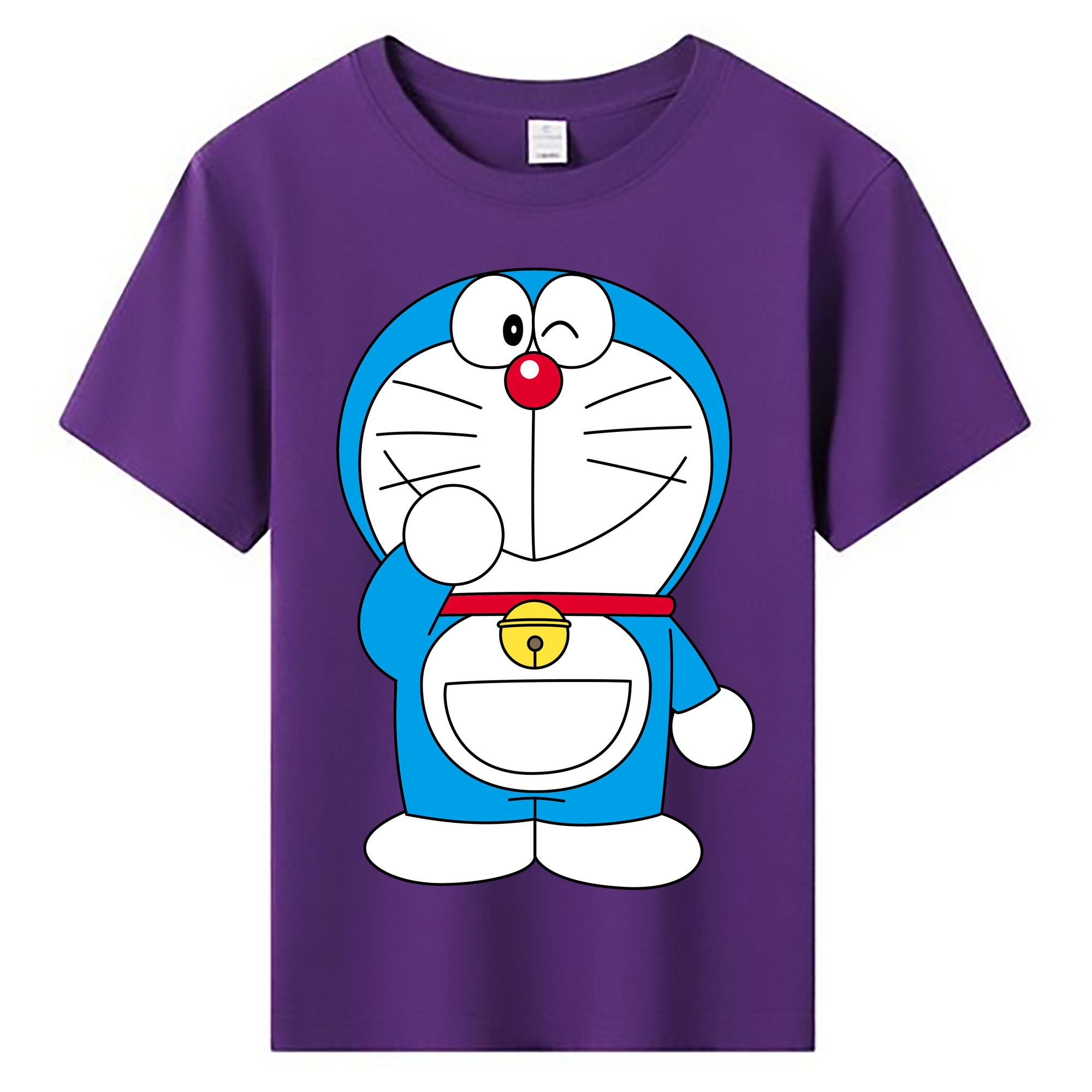 （画像用） ドラえもん Doraemon 綿100％キッズTシャツ（フロントプリント）