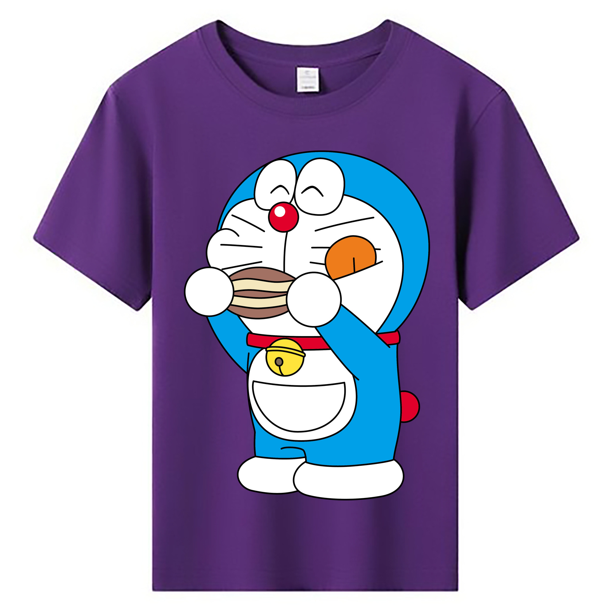 （画像用） ドラえもん Doraemon 綿100％キッズTシャツ（フロントプリント）