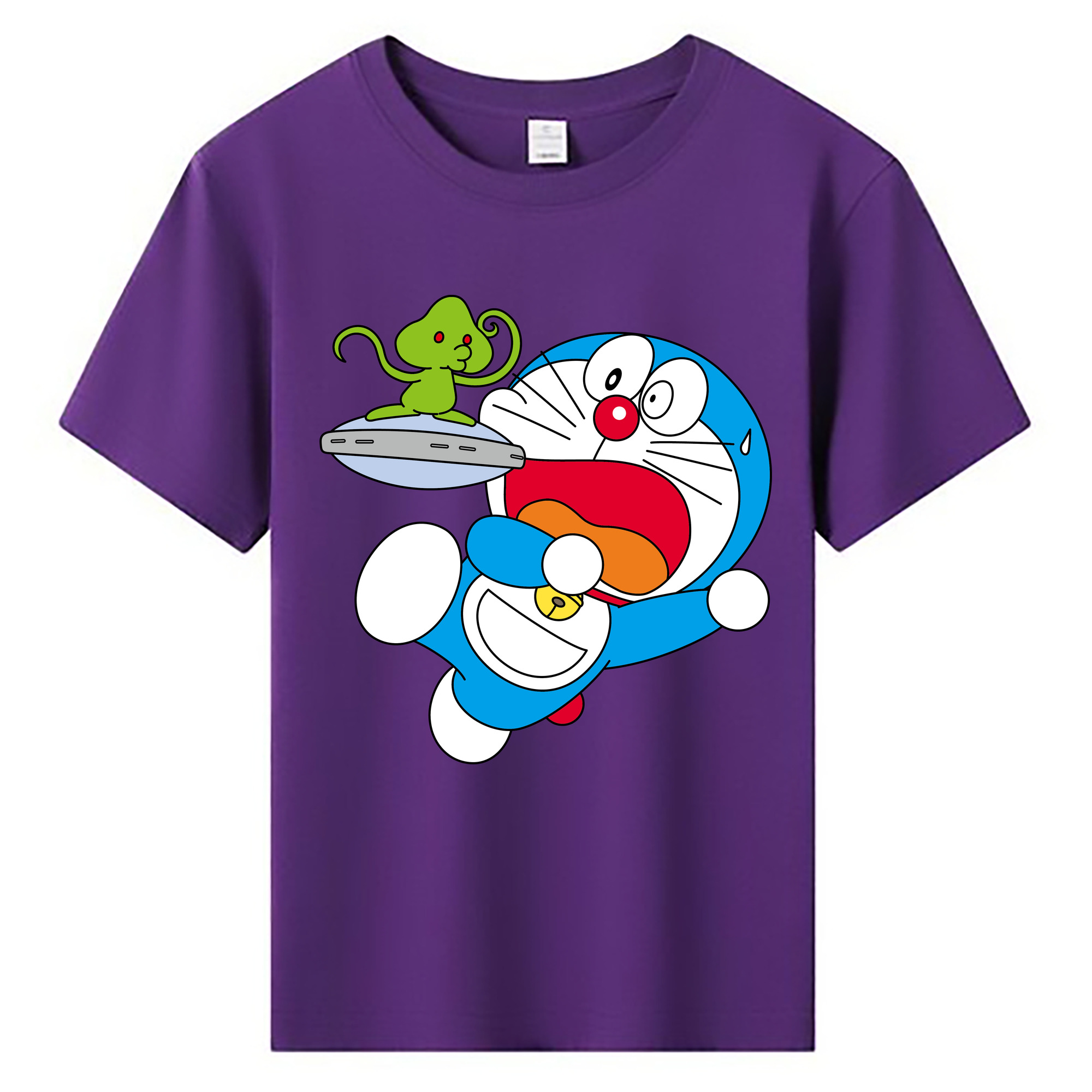 （画像用） ドラえもん Doraemon 綿100％キッズTシャツ（フロントプリント）