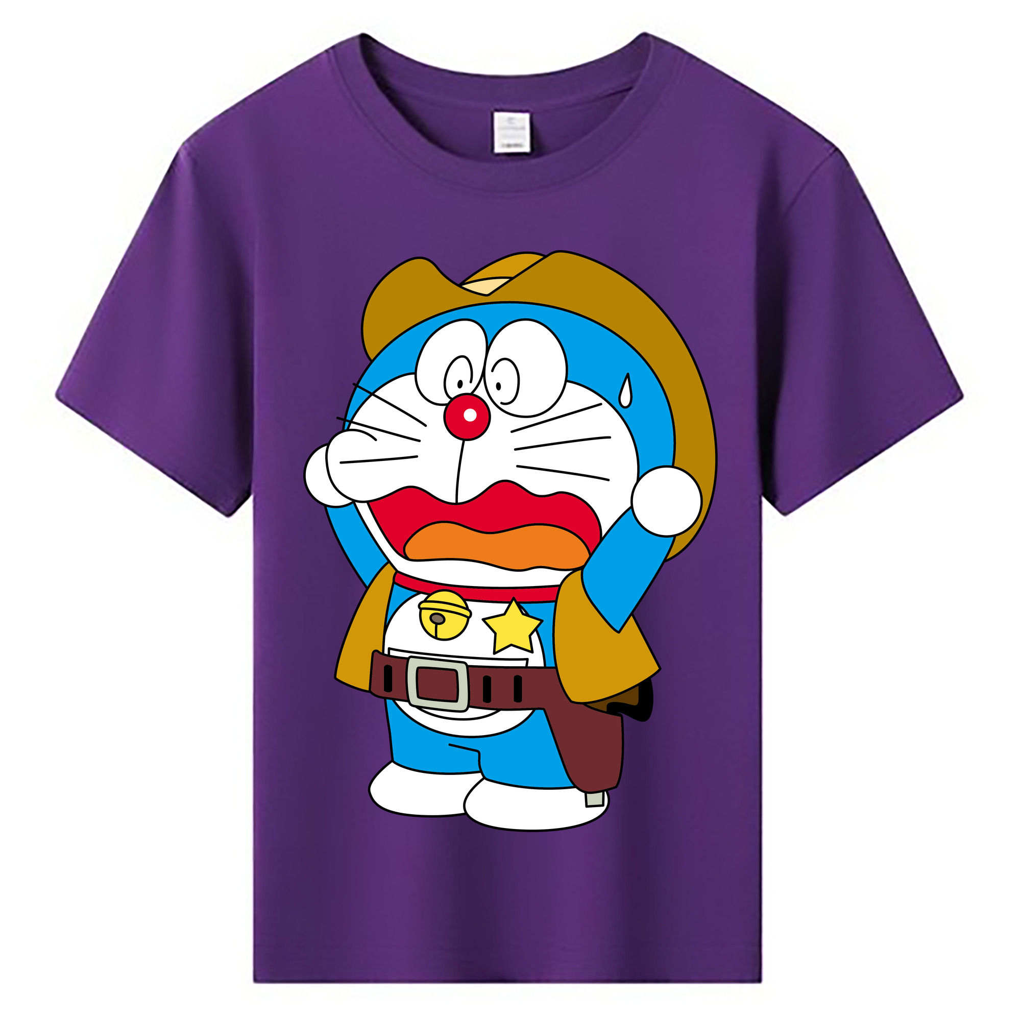（画像用） ドラえもん Doraemon 綿100％キッズTシャツ（フロントプリント）