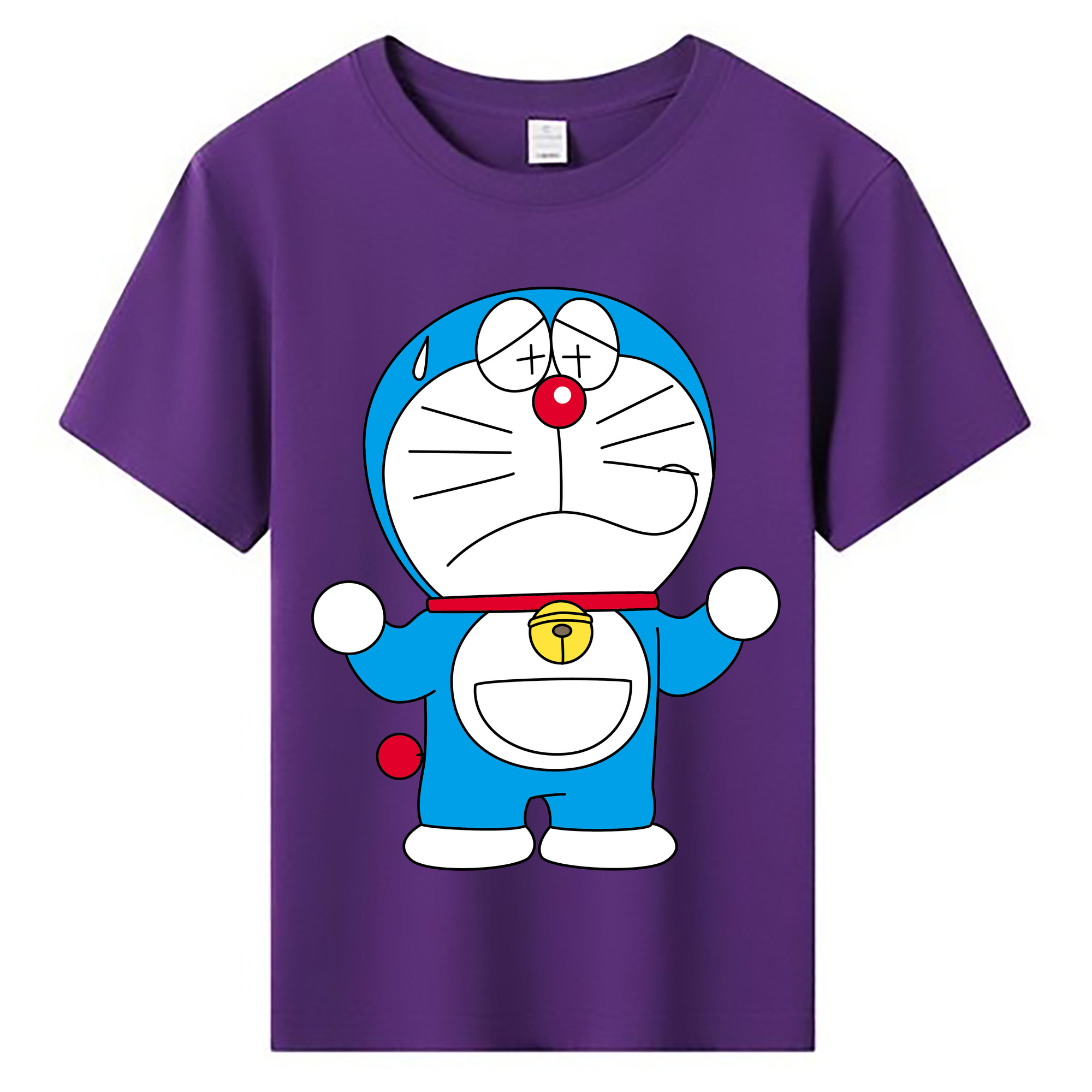 （画像用） ドラえもん Doraemon 綿100％キッズTシャツ（フロントプリント）