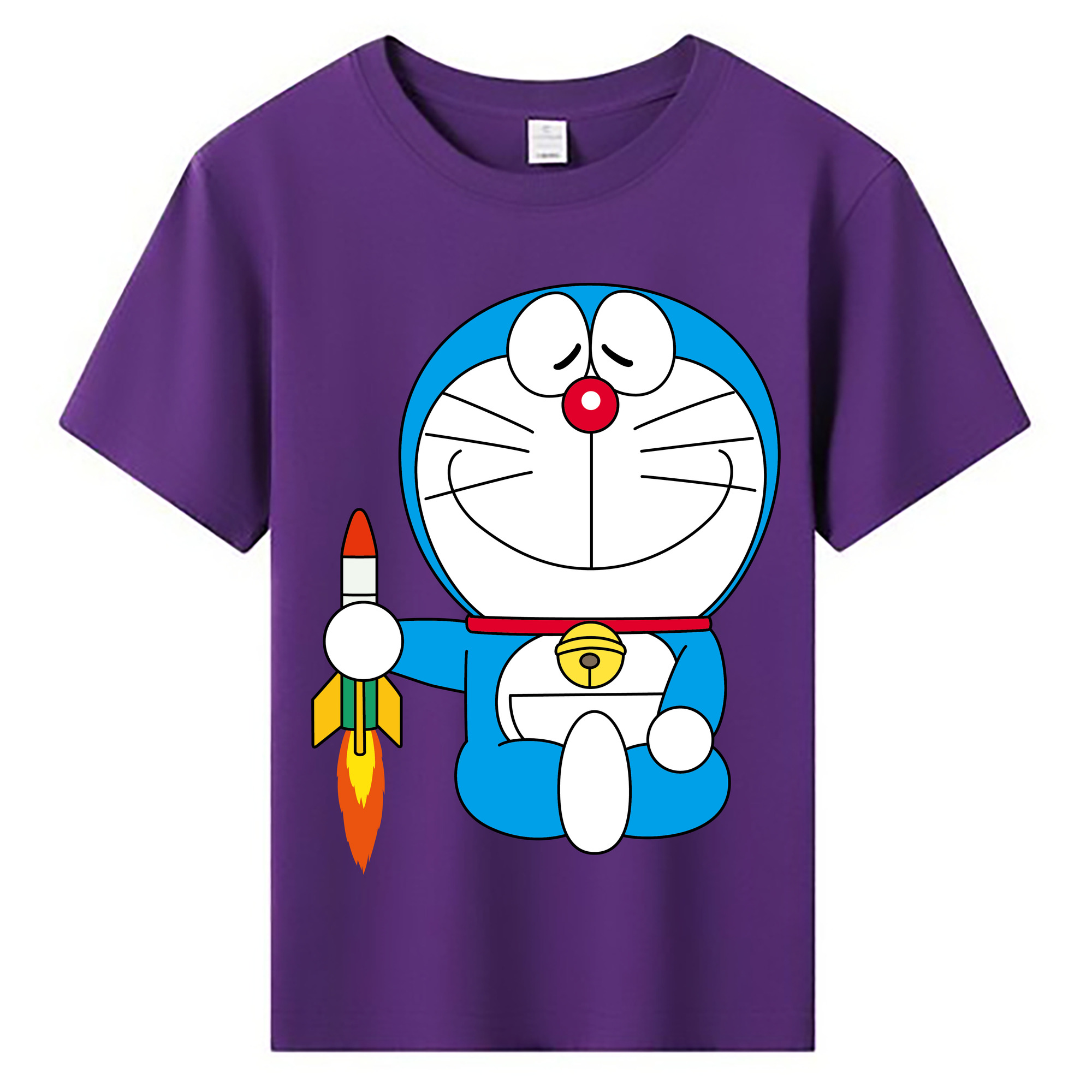 （画像用） ドラえもん Doraemon 綿100％キッズTシャツ（フロントプリント）
