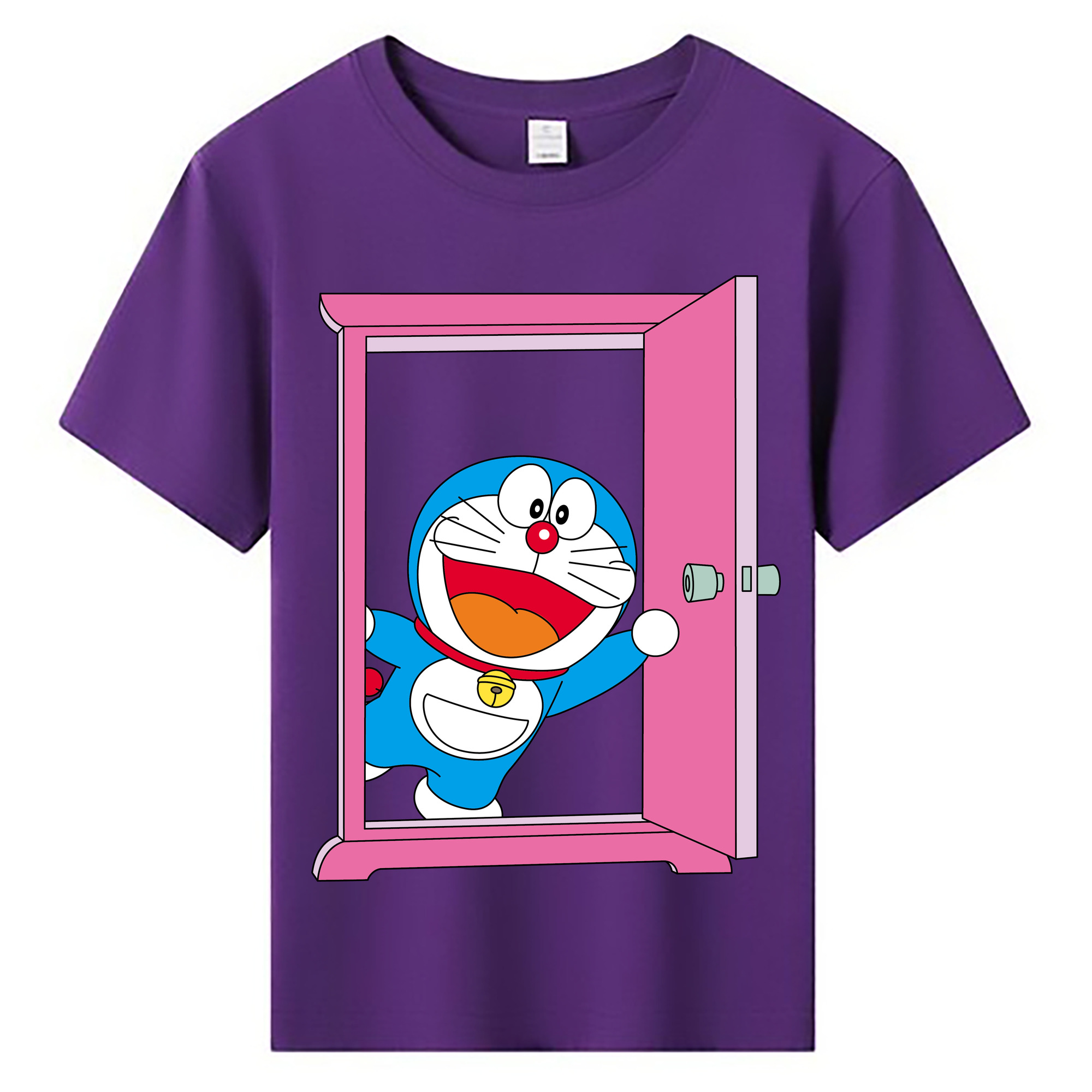 （画像用） ドラえもん Doraemon 綿100％キッズTシャツ（フロントプリント）
