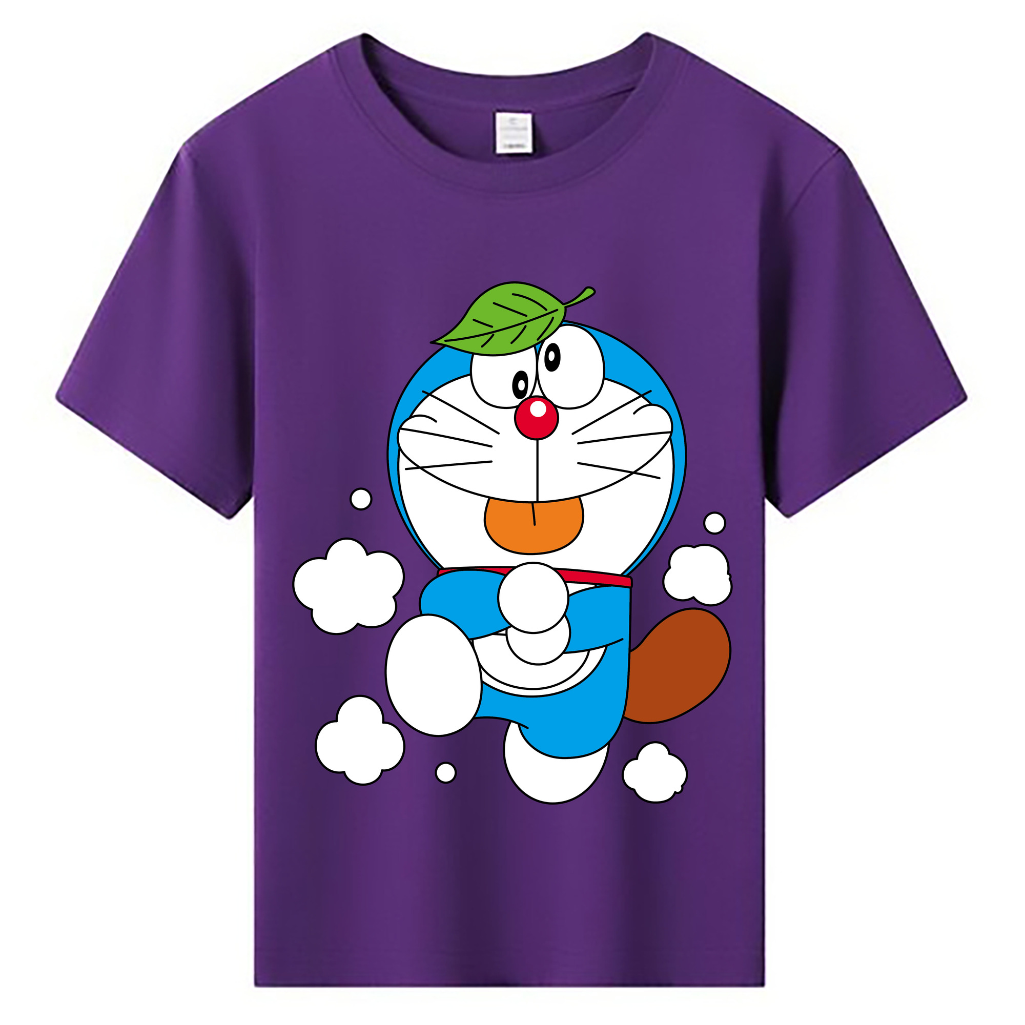（画像用） ドラえもん Doraemon 綿100％キッズTシャツ（フロントプリント）