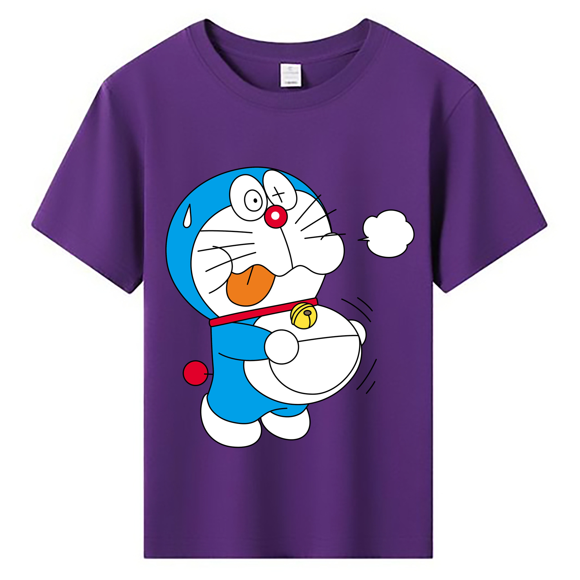 （画像用） ドラえもん Doraemon 綿100％キッズTシャツ（フロントプリント）