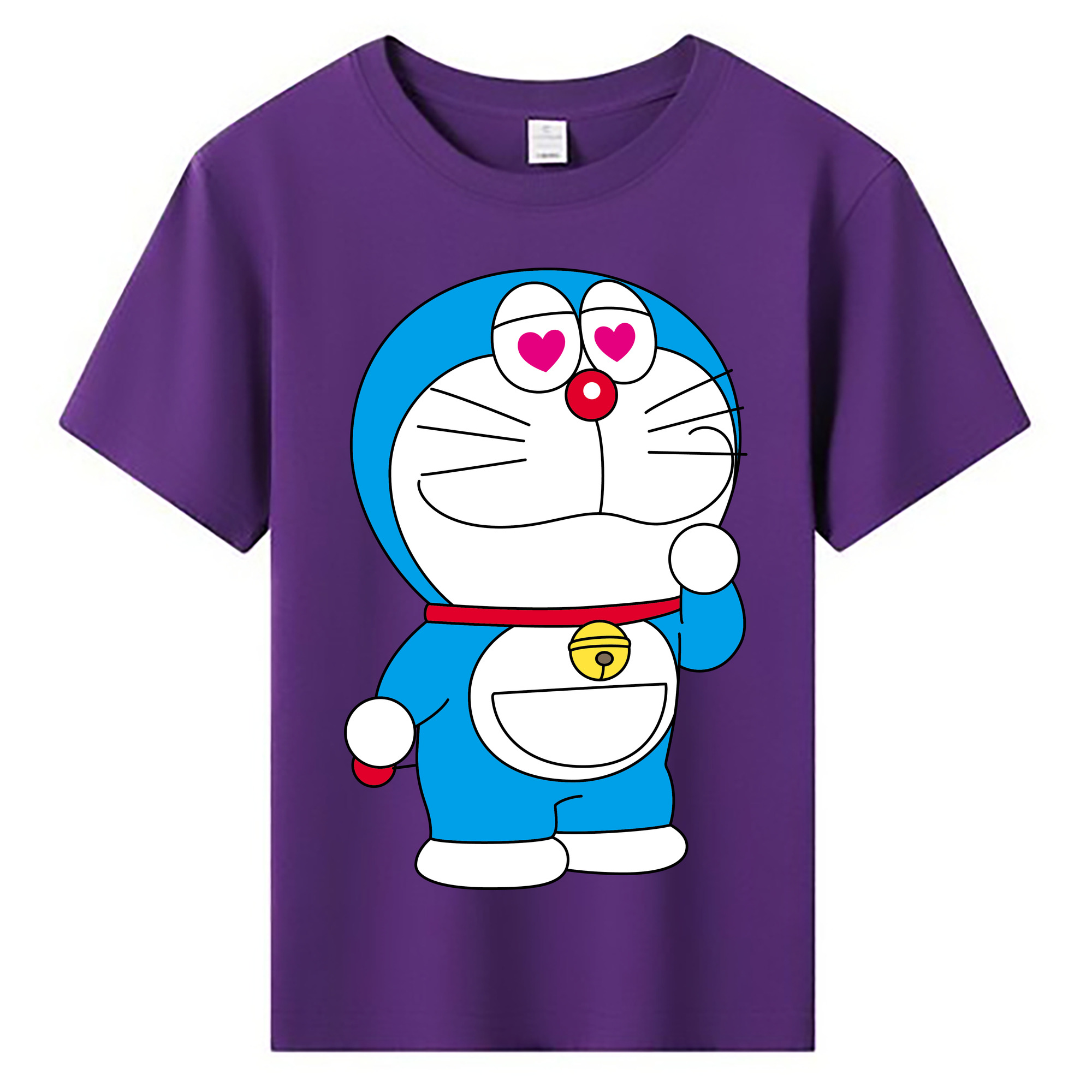（画像用） ドラえもん Doraemon 綿100％キッズTシャツ（フロントプリント）