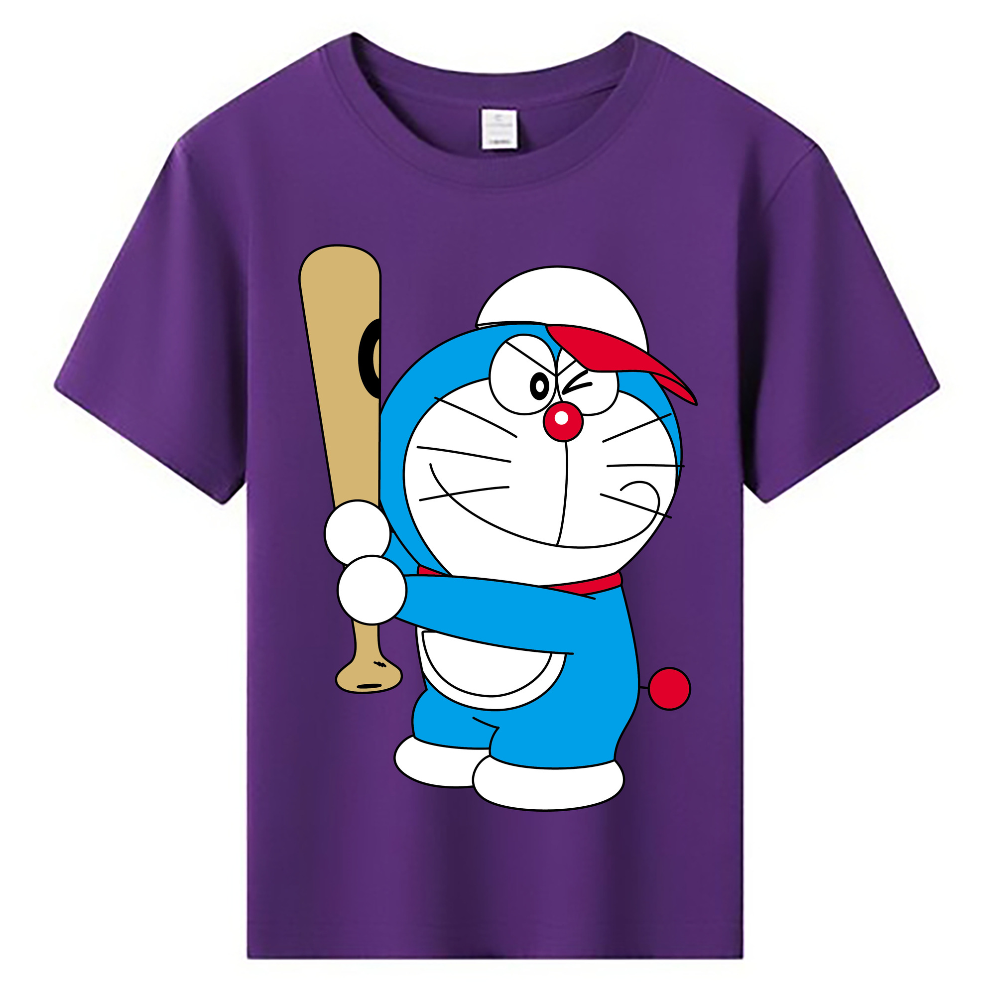 （画像用） ドラえもん Doraemon 綿100％キッズTシャツ（フロントプリント）
