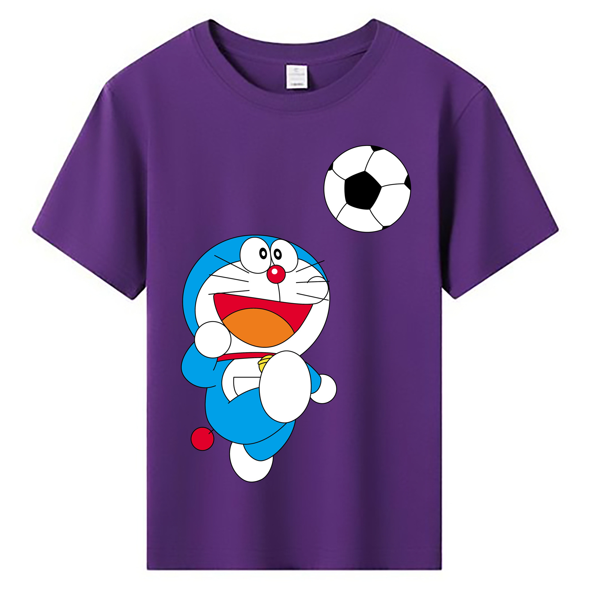 （画像用） ドラえもん Doraemon 綿100％キッズTシャツ（フロントプリント）