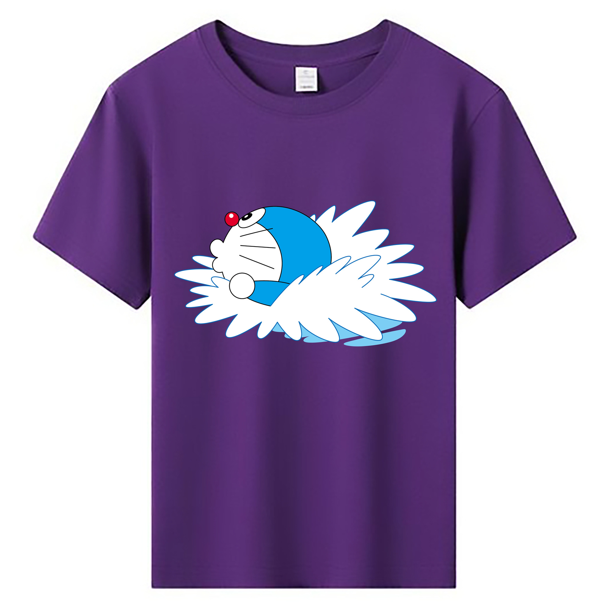 （画像用） ドラえもん Doraemon 綿100％キッズTシャツ（フロントプリント）