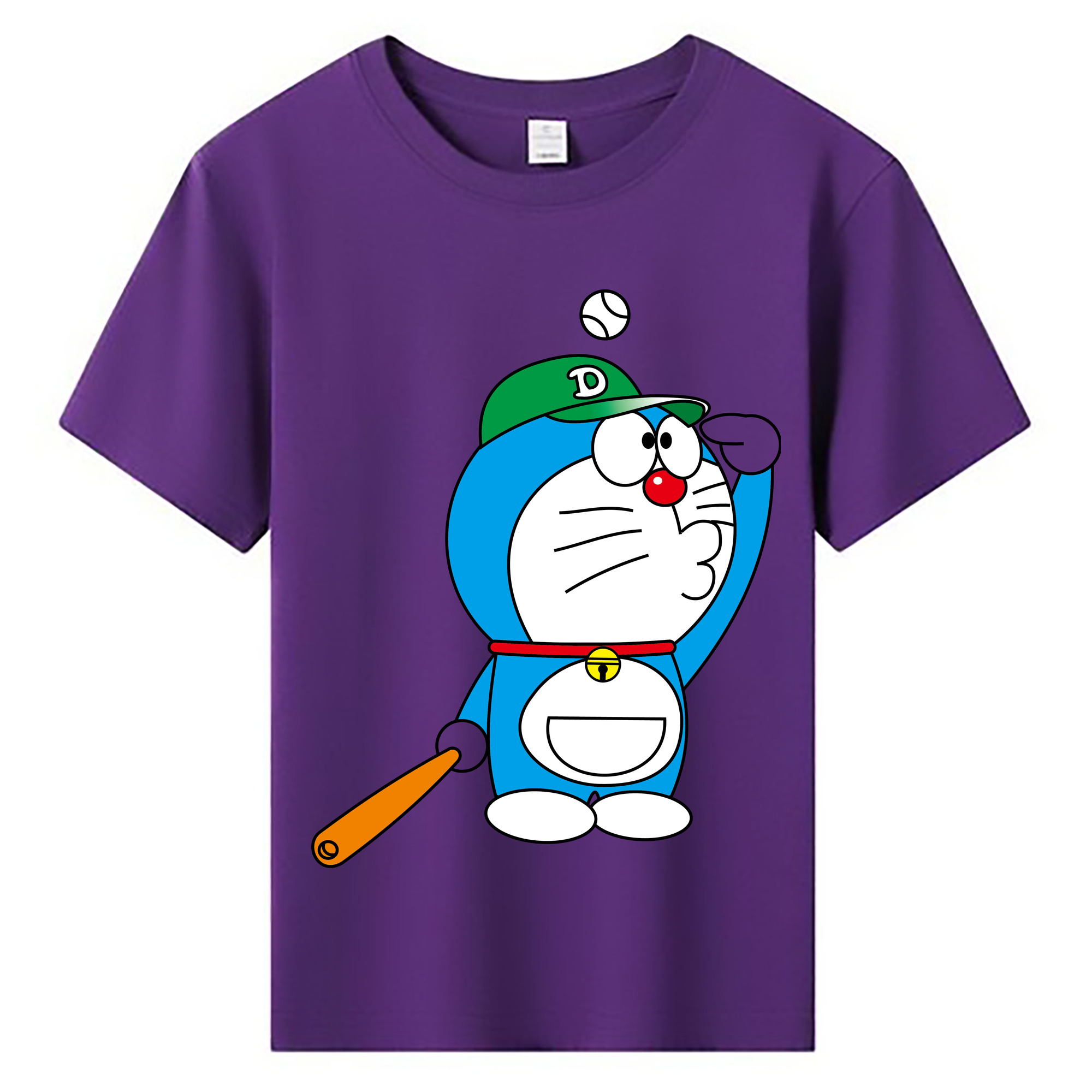 （画像用） ドラえもん Doraemon 綿100％キッズTシャツ（フロントプリント）