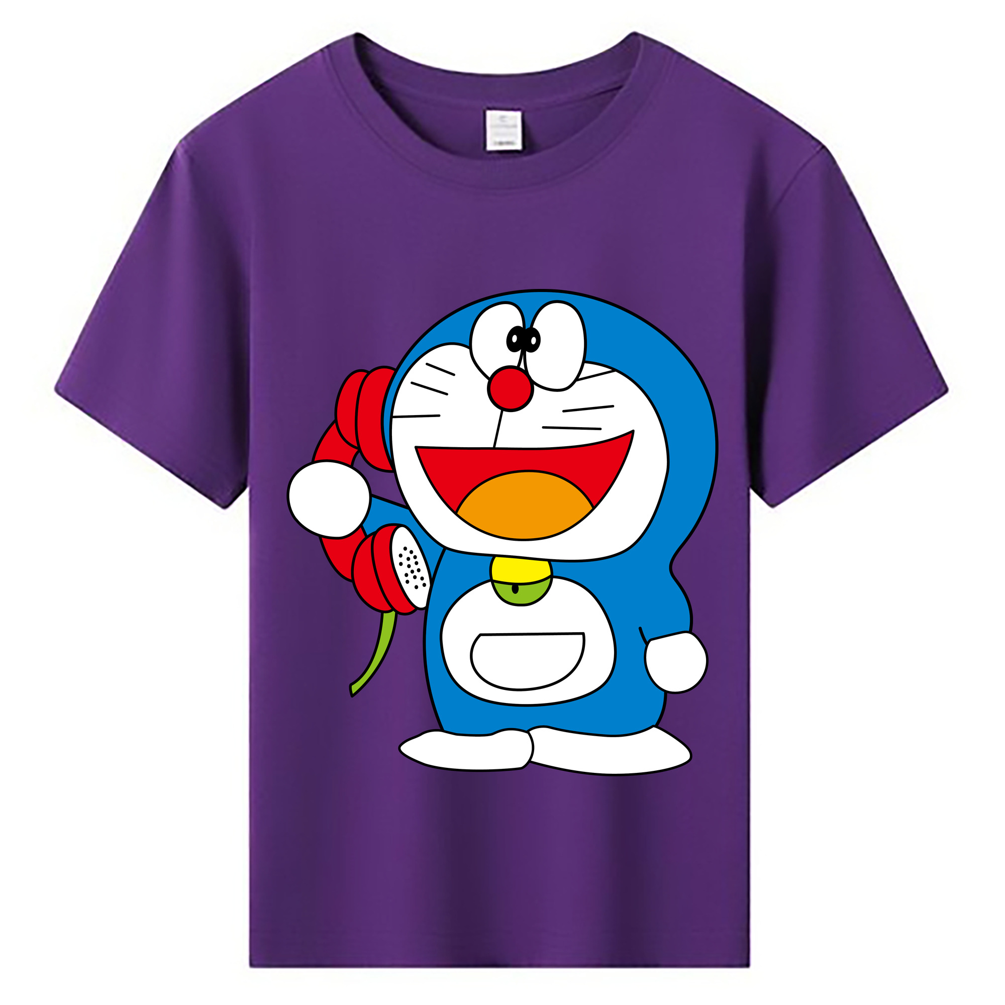 （画像用） ドラえもん Doraemon 綿100％キッズTシャツ（フロントプリント）
