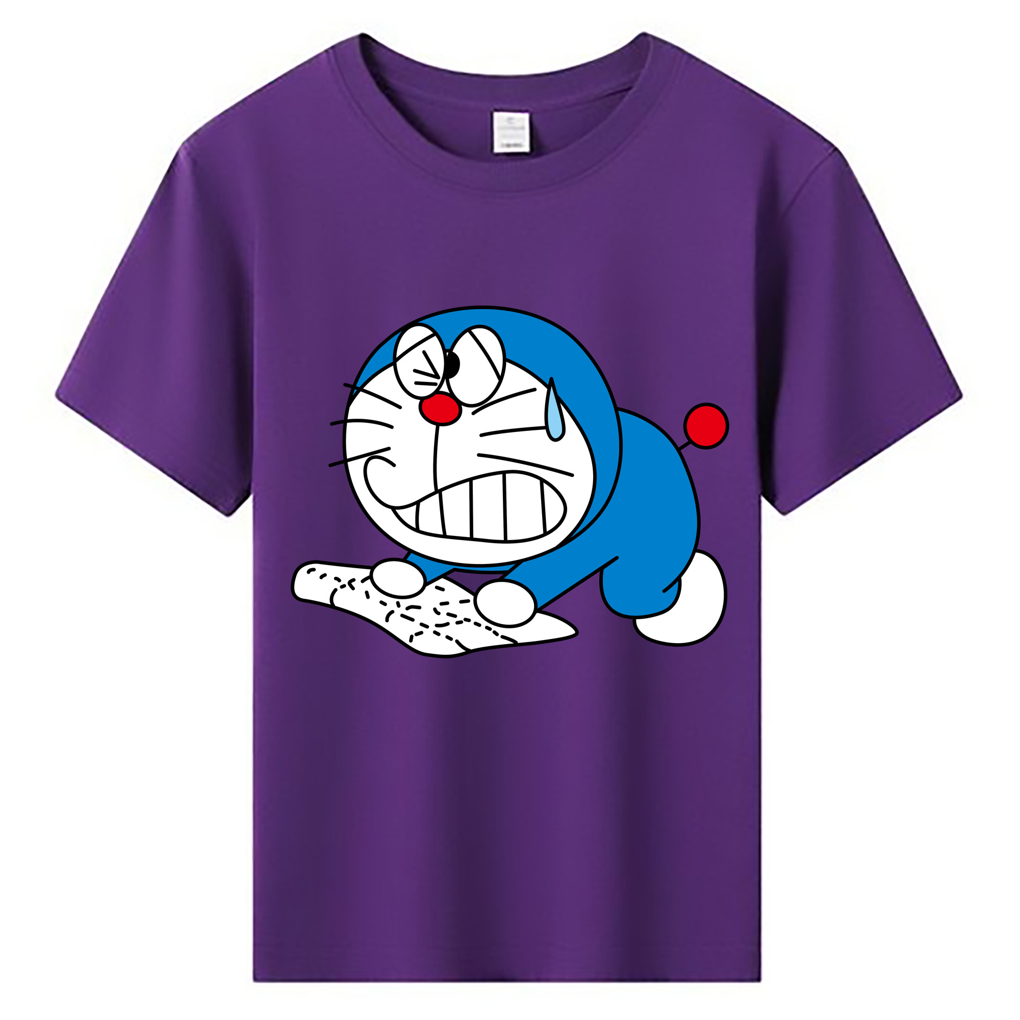 （画像用） ドラえもん Doraemon 綿100％キッズTシャツ（フロントプリント）