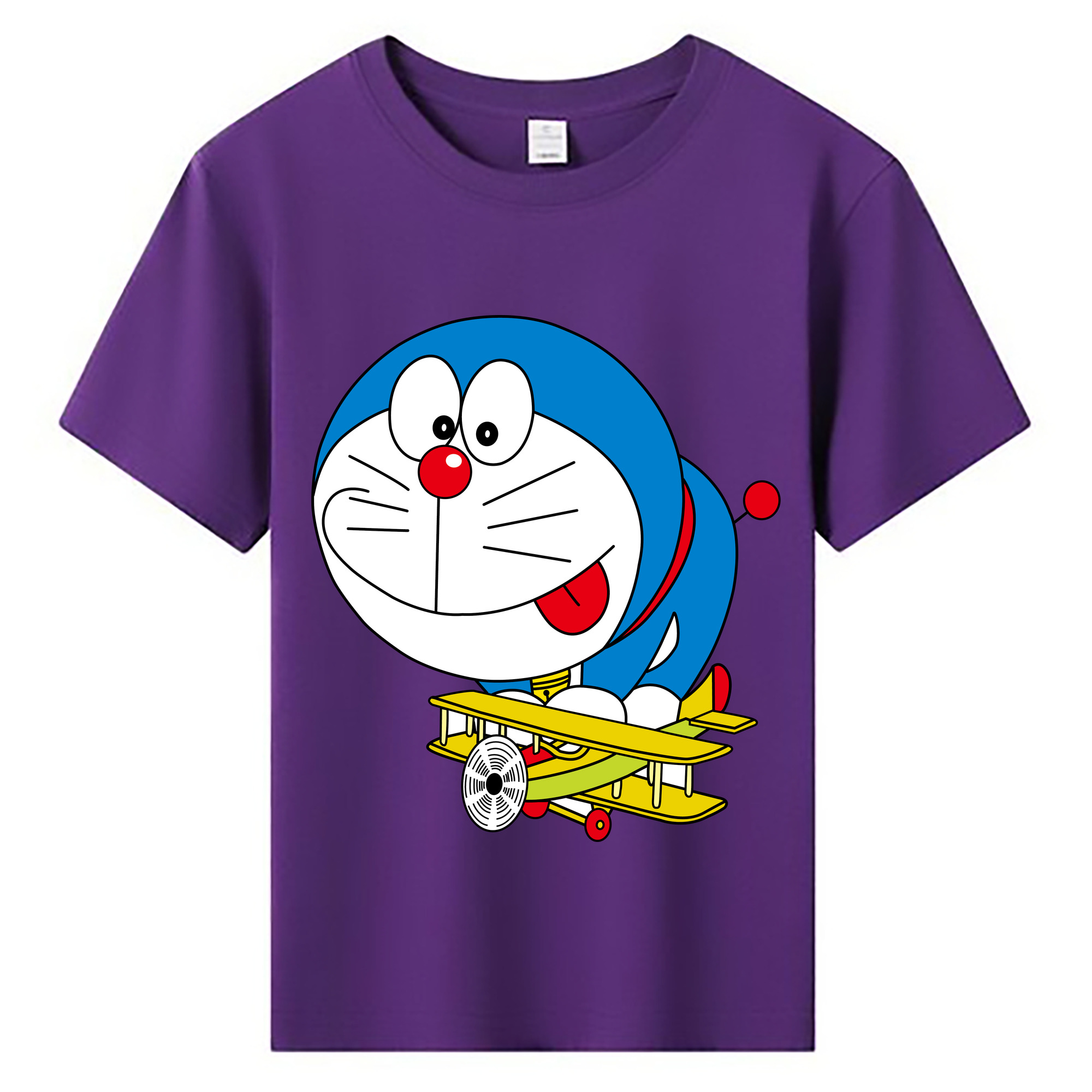 （画像用） ドラえもん Doraemon 綿100％キッズTシャツ（フロントプリント）