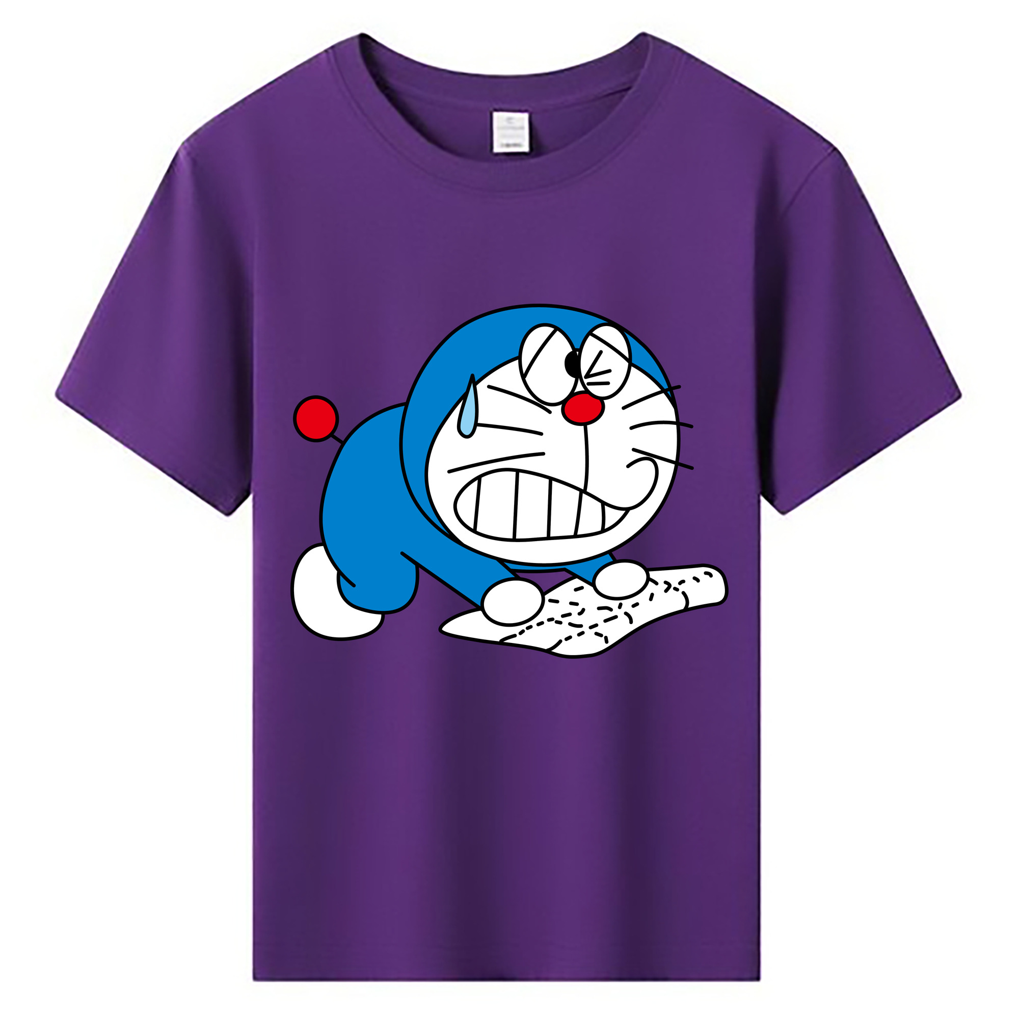 （画像用） ドラえもん Doraemon 綿100％キッズTシャツ（フロントプリント）