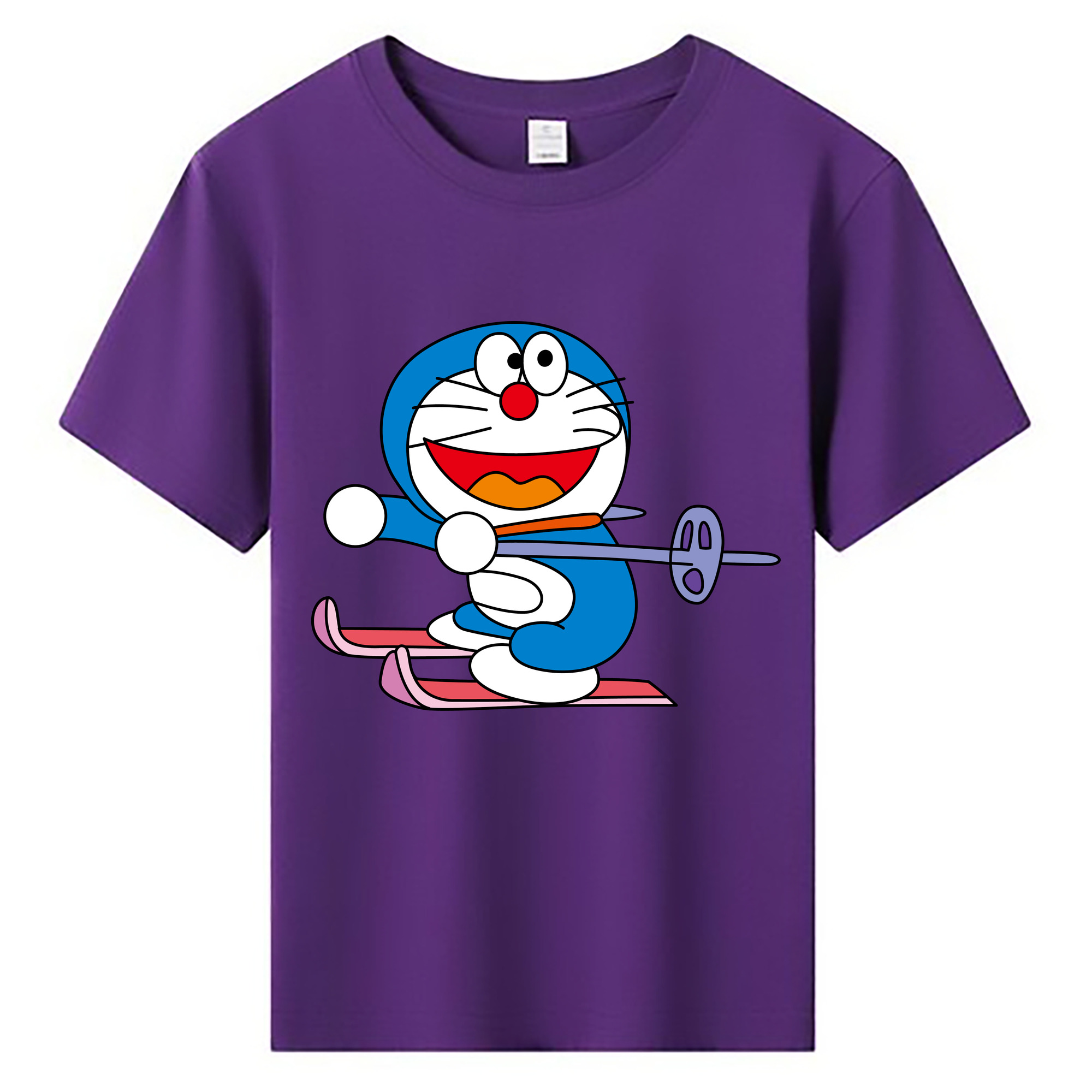 （画像用） ドラえもん Doraemon 綿100％キッズTシャツ（フロントプリント）