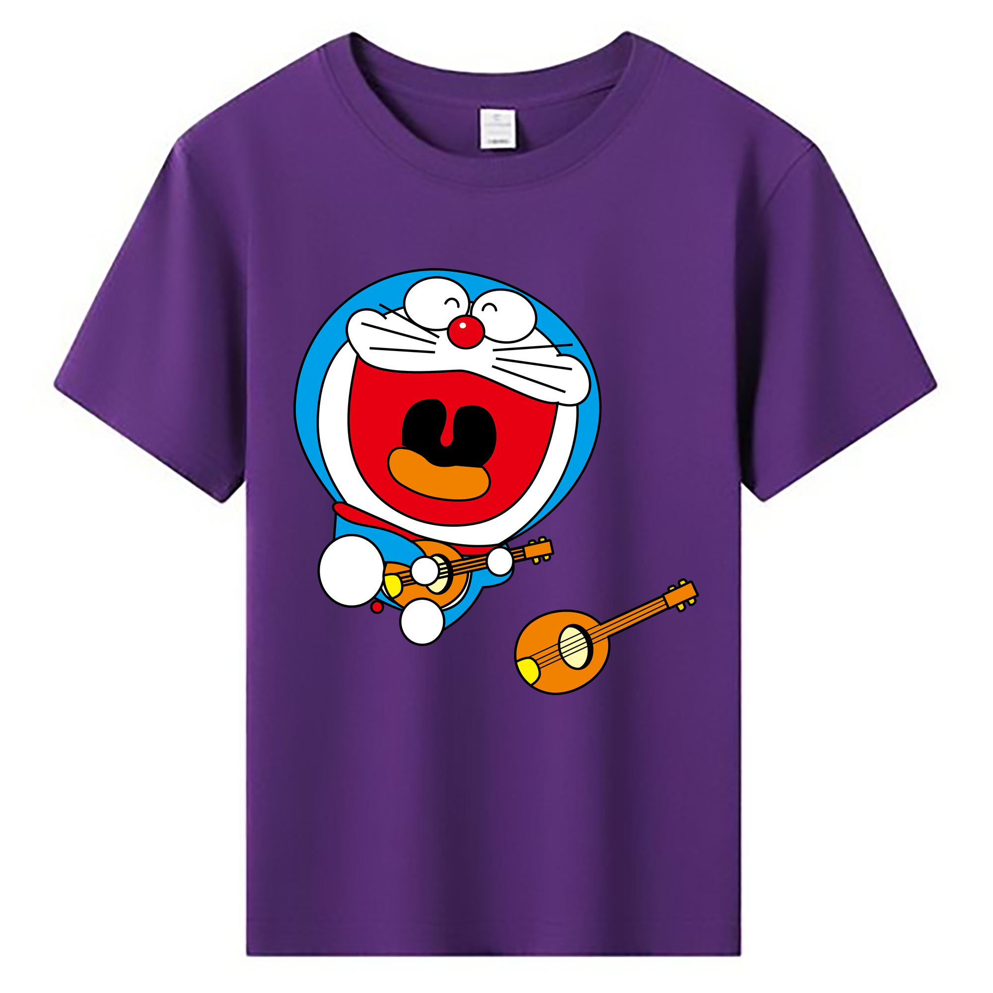 （画像用） ドラえもん Doraemon 綿100％キッズTシャツ（フロントプリント）