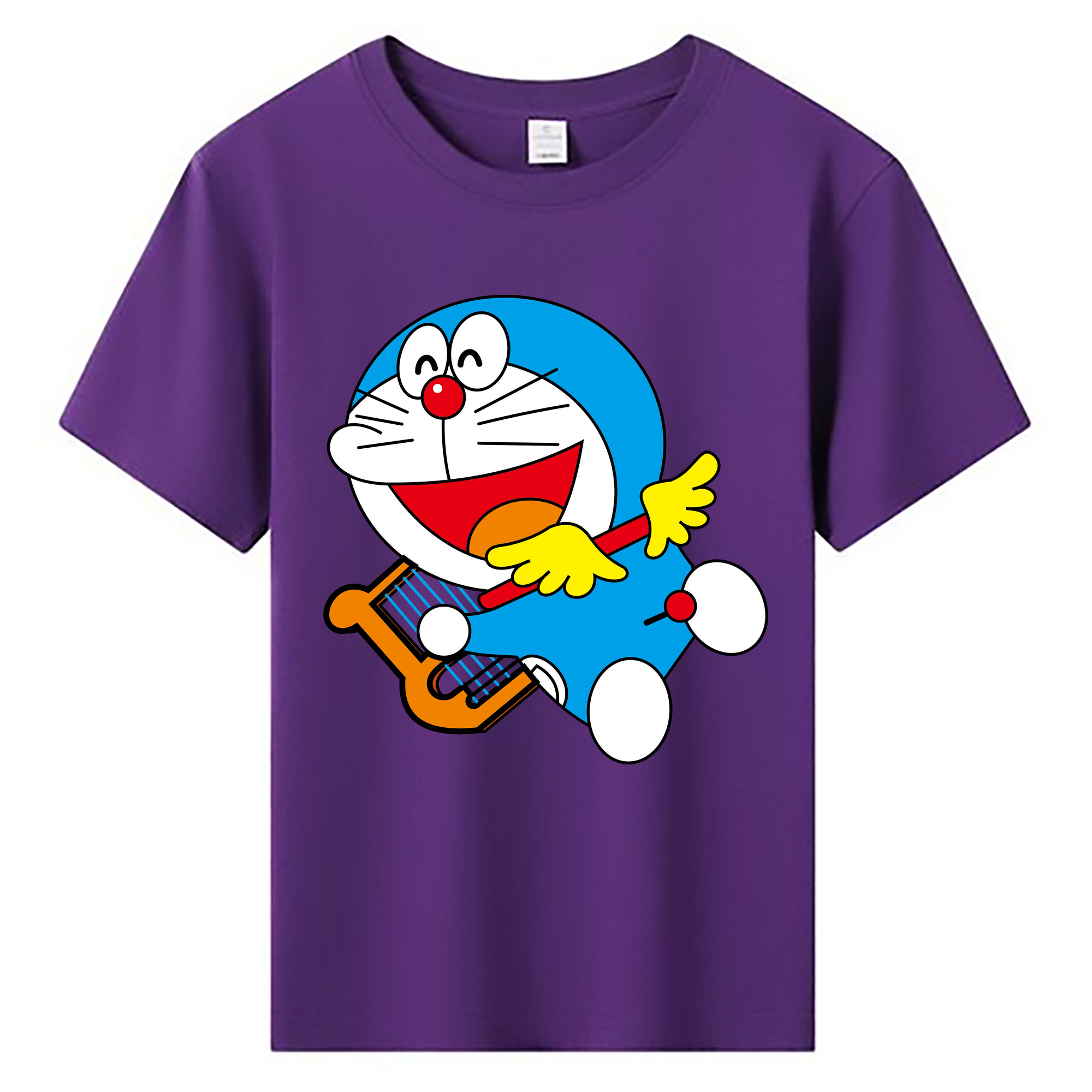 （画像用） ドラえもん Doraemon 綿100％キッズTシャツ（フロントプリント）