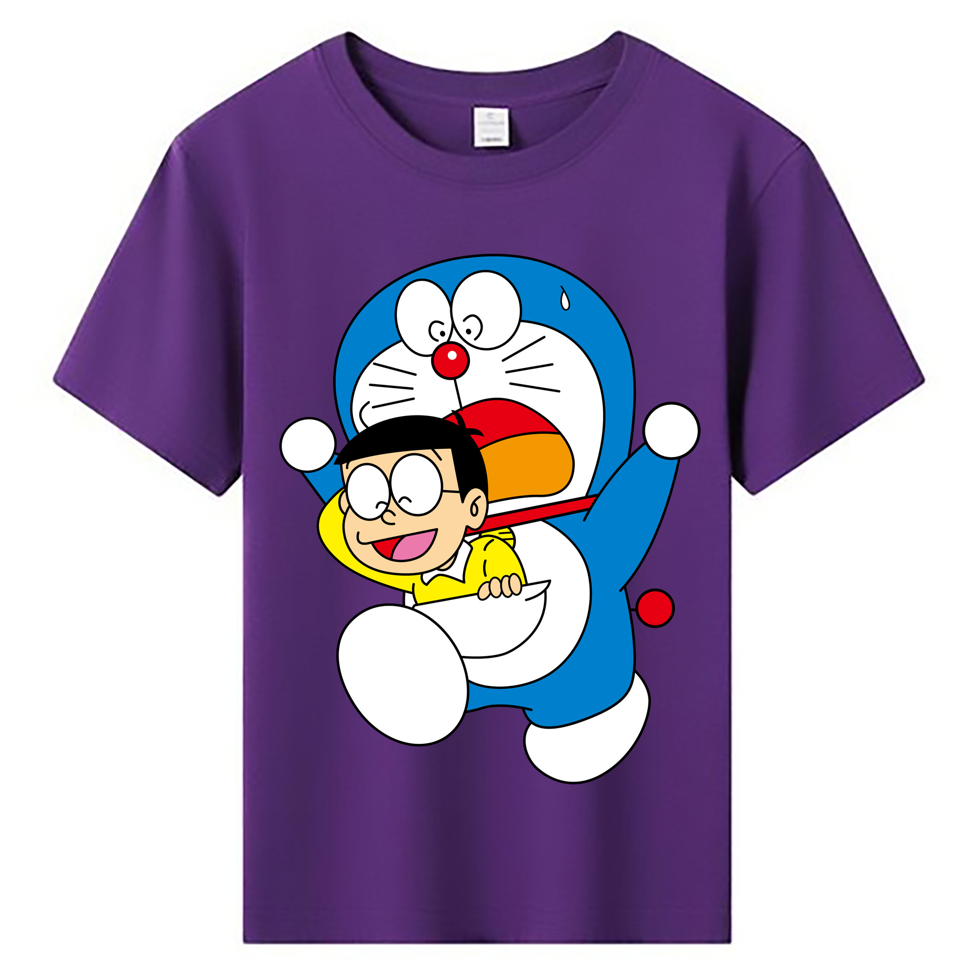 （画像用） ドラえもん Doraemon 綿100％キッズTシャツ（フロントプリント）