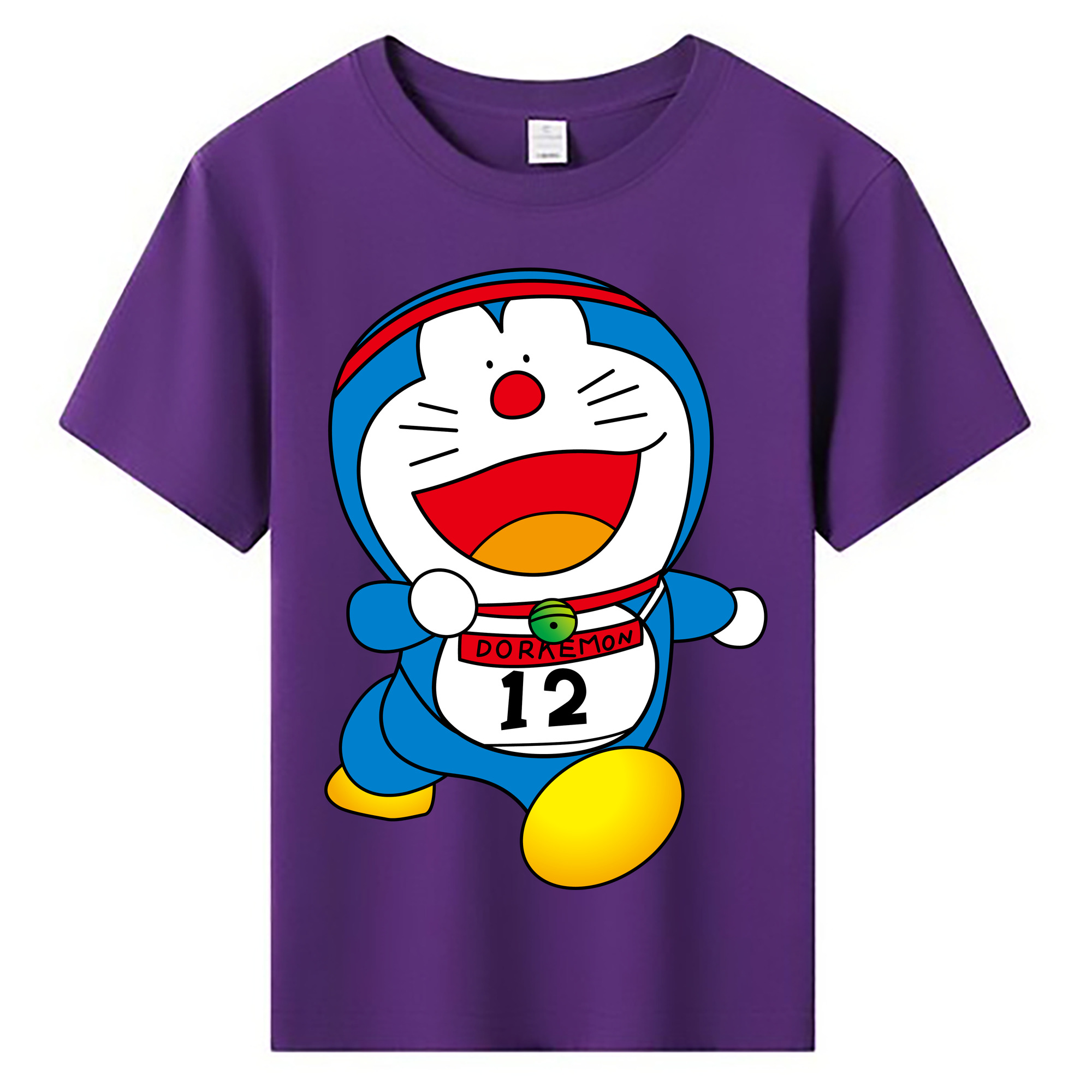 （画像用） ドラえもん Doraemon 綿100％キッズTシャツ（フロントプリント）