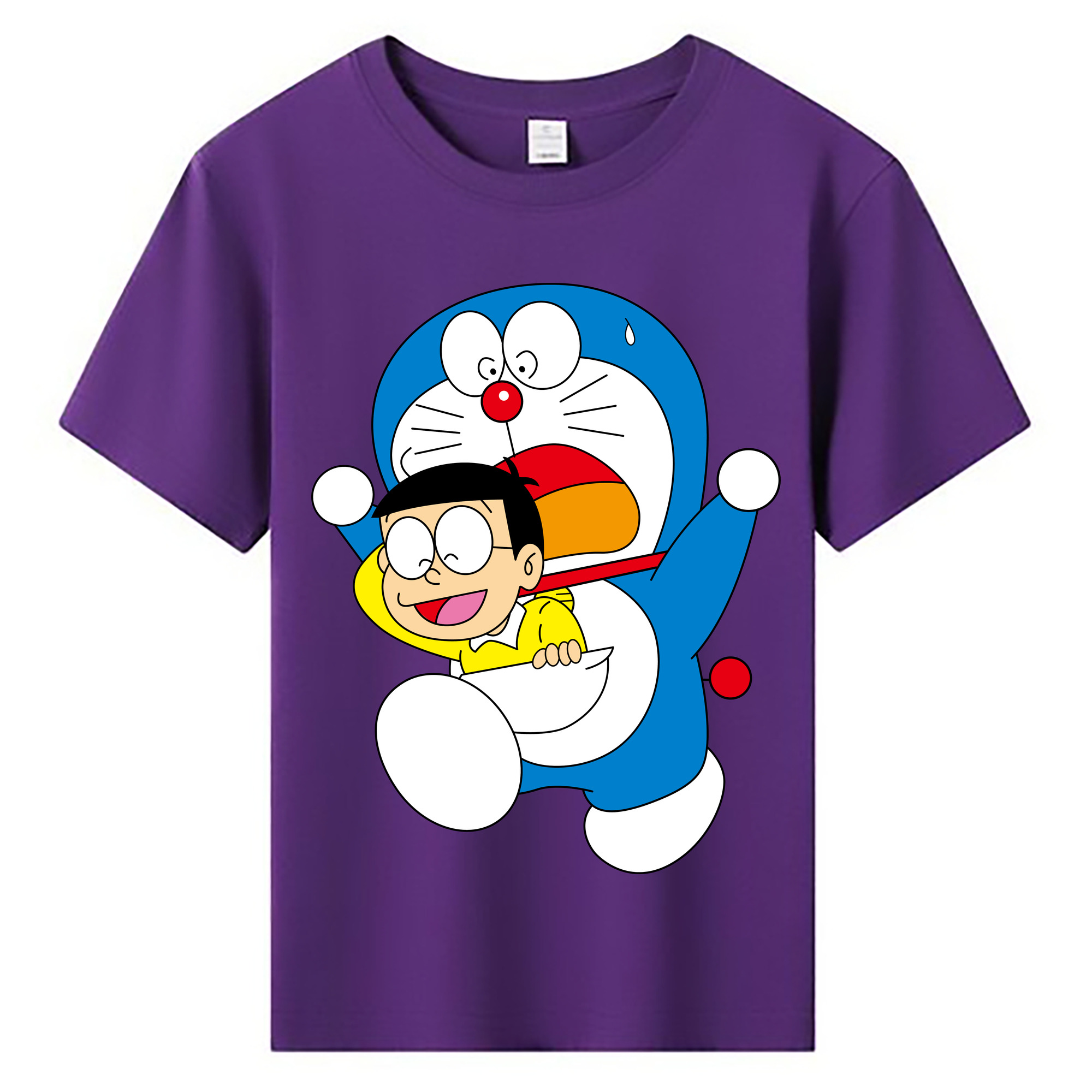 （画像用） ドラえもん Doraemon 綿100％キッズTシャツ（フロントプリント）