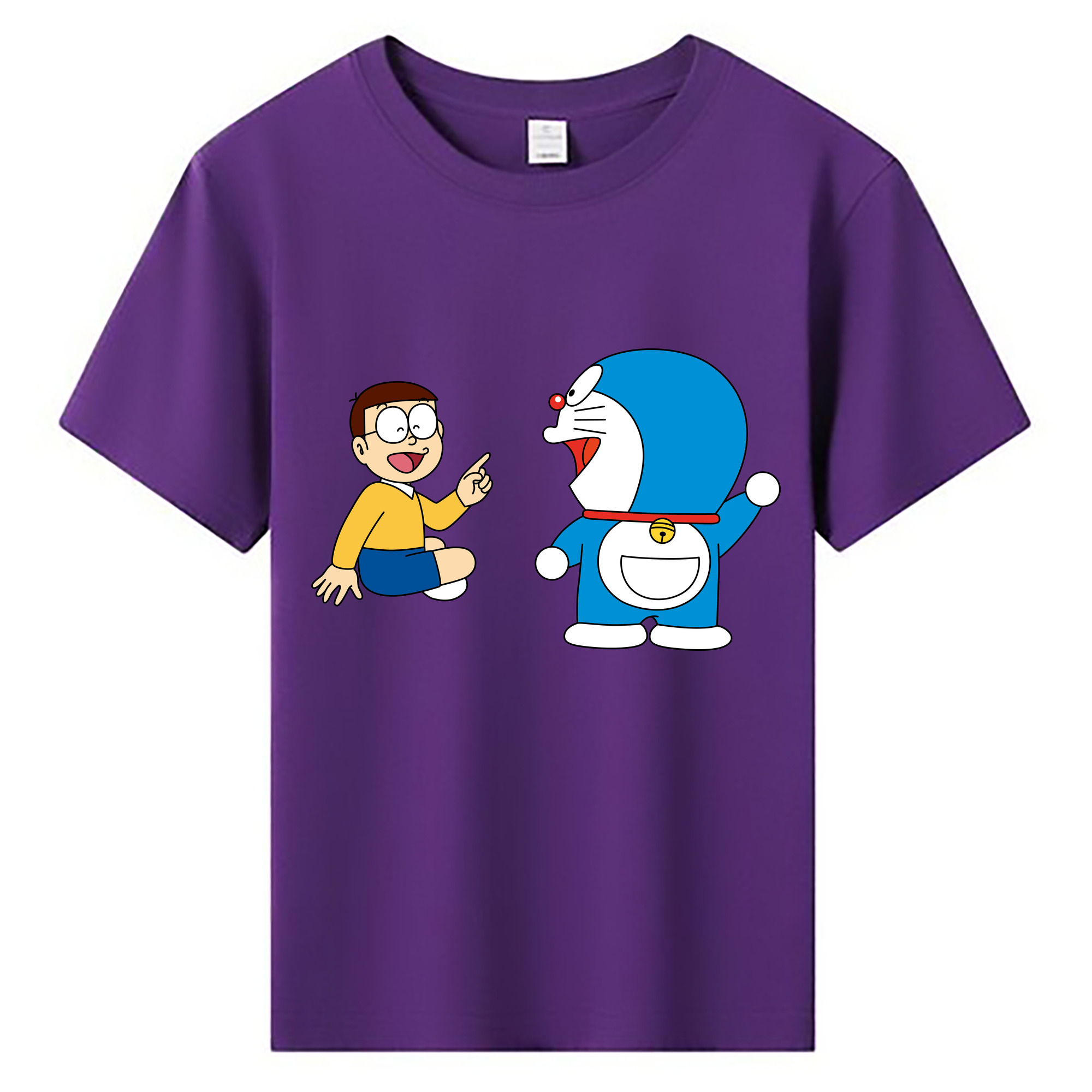（画像用） ドラえもん Doraemon 綿100％キッズTシャツ（フロントプリント）