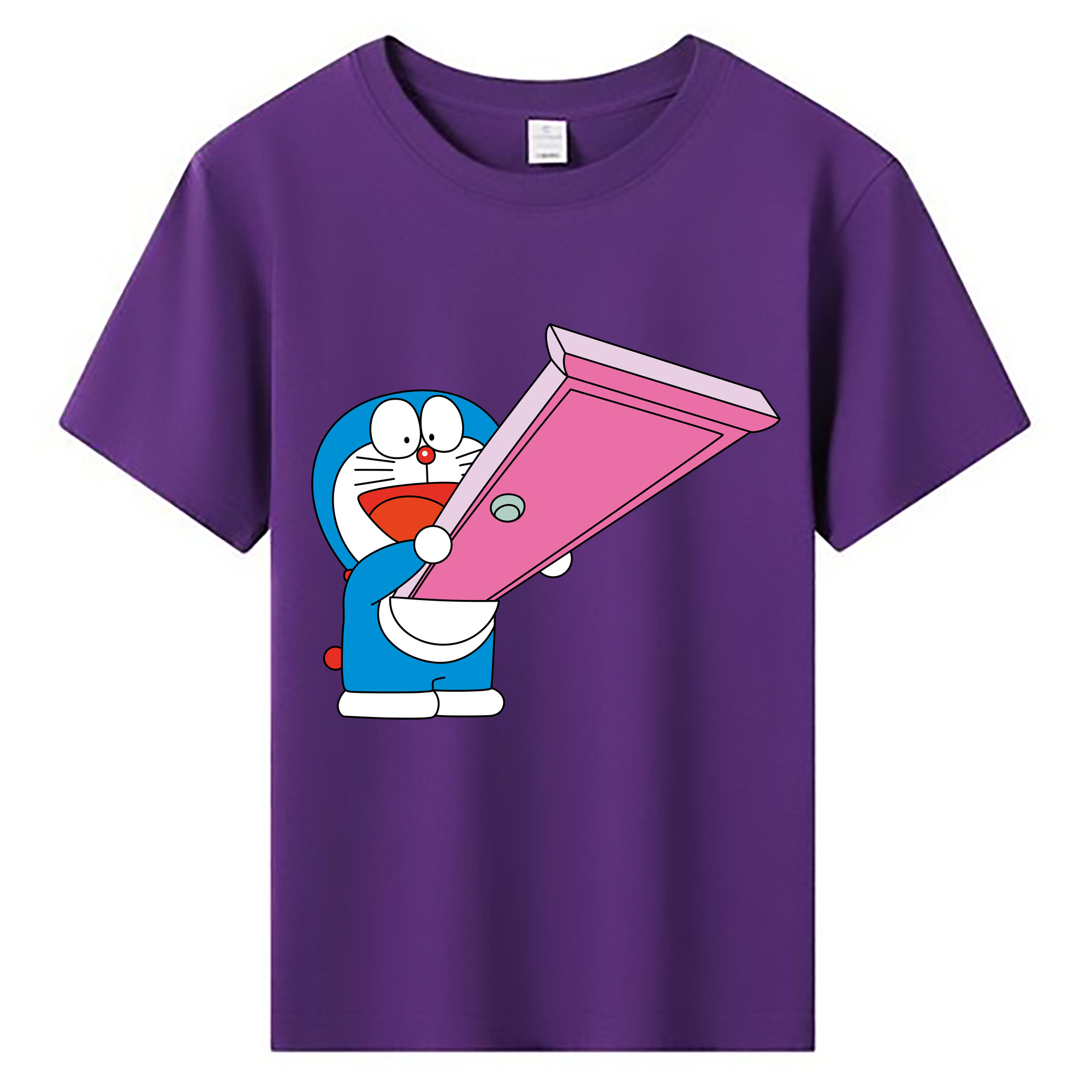 （画像用） ドラえもん Doraemon 綿100％キッズTシャツ（フロントプリント）