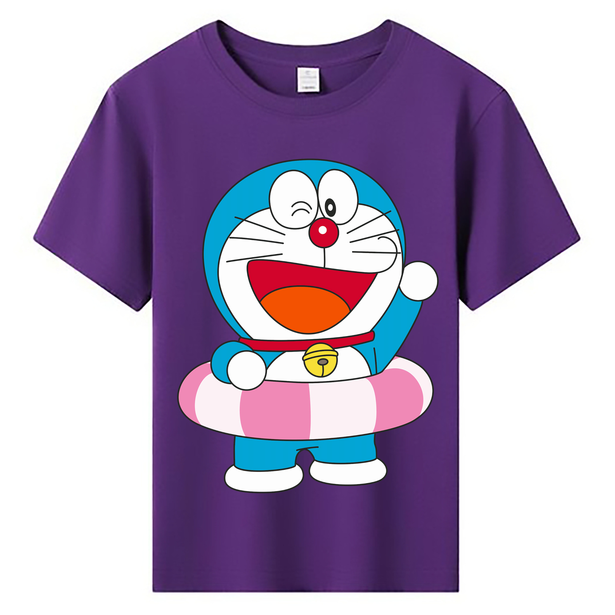（画像用） ドラえもん Doraemon 綿100％キッズTシャツ（フロントプリント）