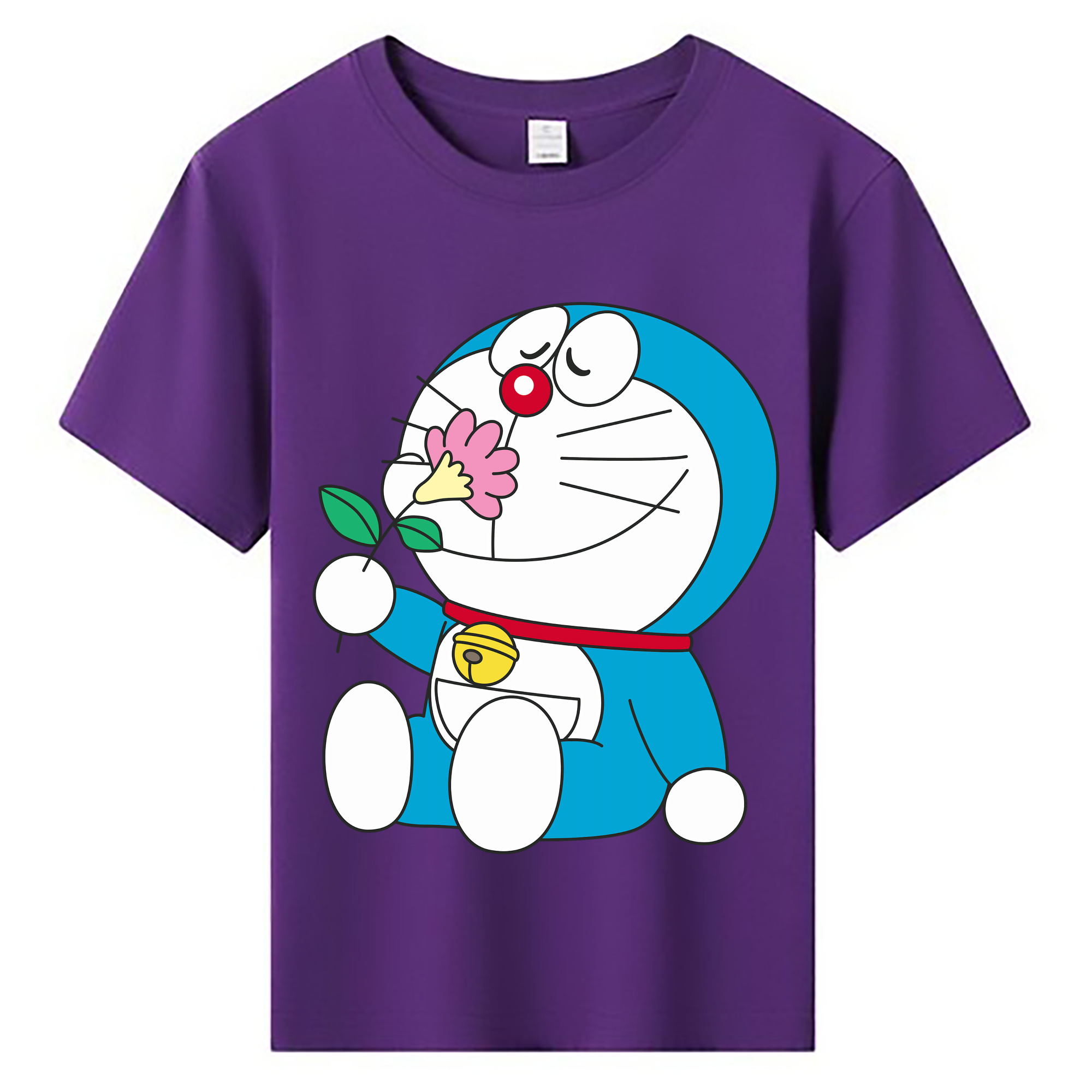 （画像用） ドラえもん Doraemon 綿100％キッズTシャツ（フロントプリント）
