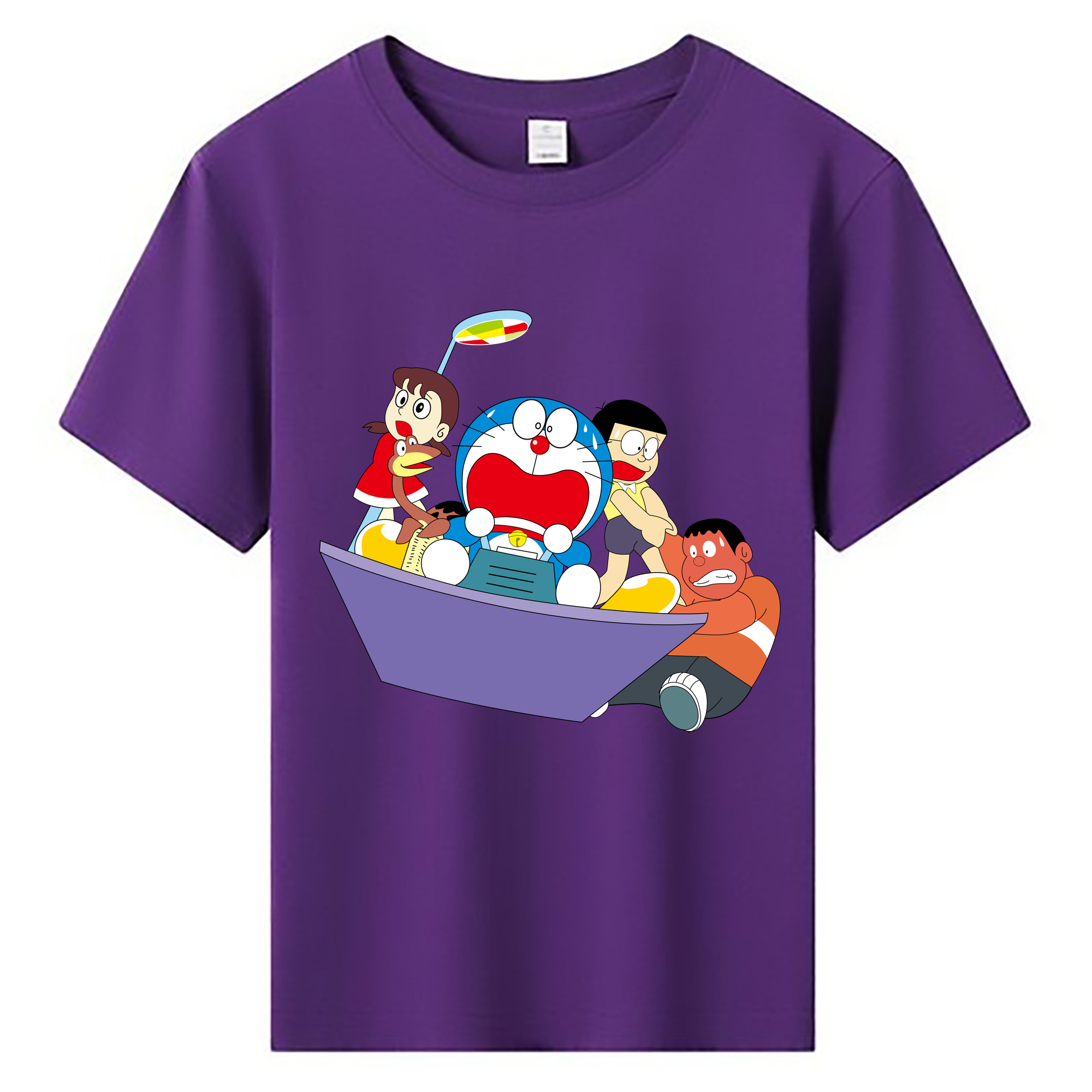 （画像用） ドラえもん Doraemon 綿100％キッズTシャツ（フロントプリント）