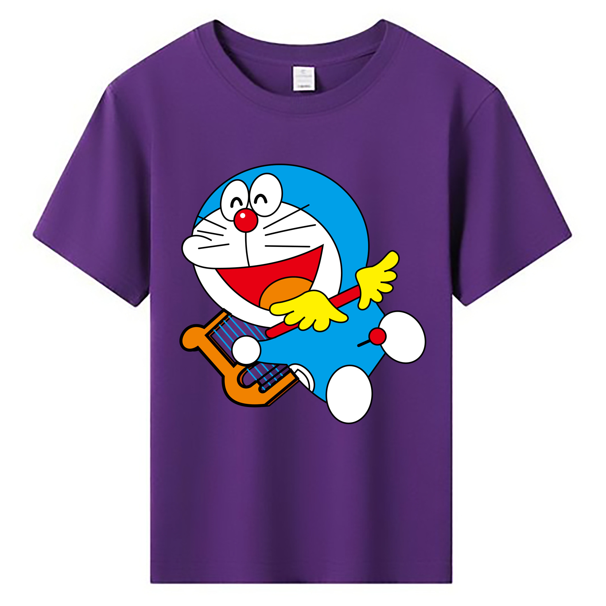 （画像用） ドラえもん Doraemon 綿100％キッズTシャツ（フロントプリント）