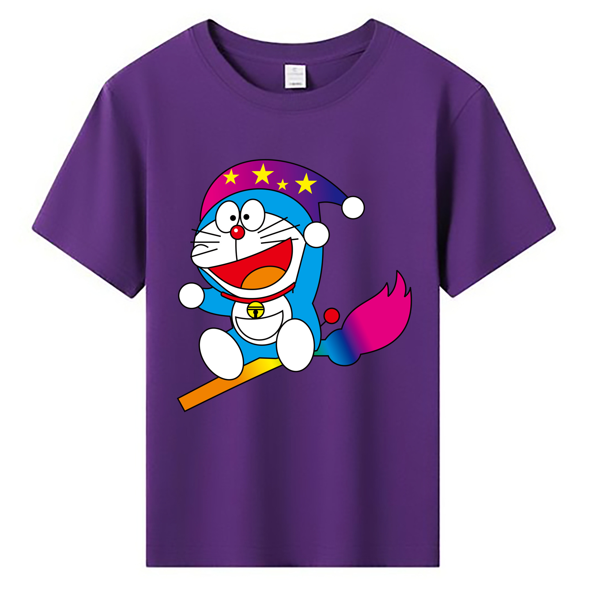 （画像用） ドラえもん Doraemon 綿100％キッズTシャツ（フロントプリント）