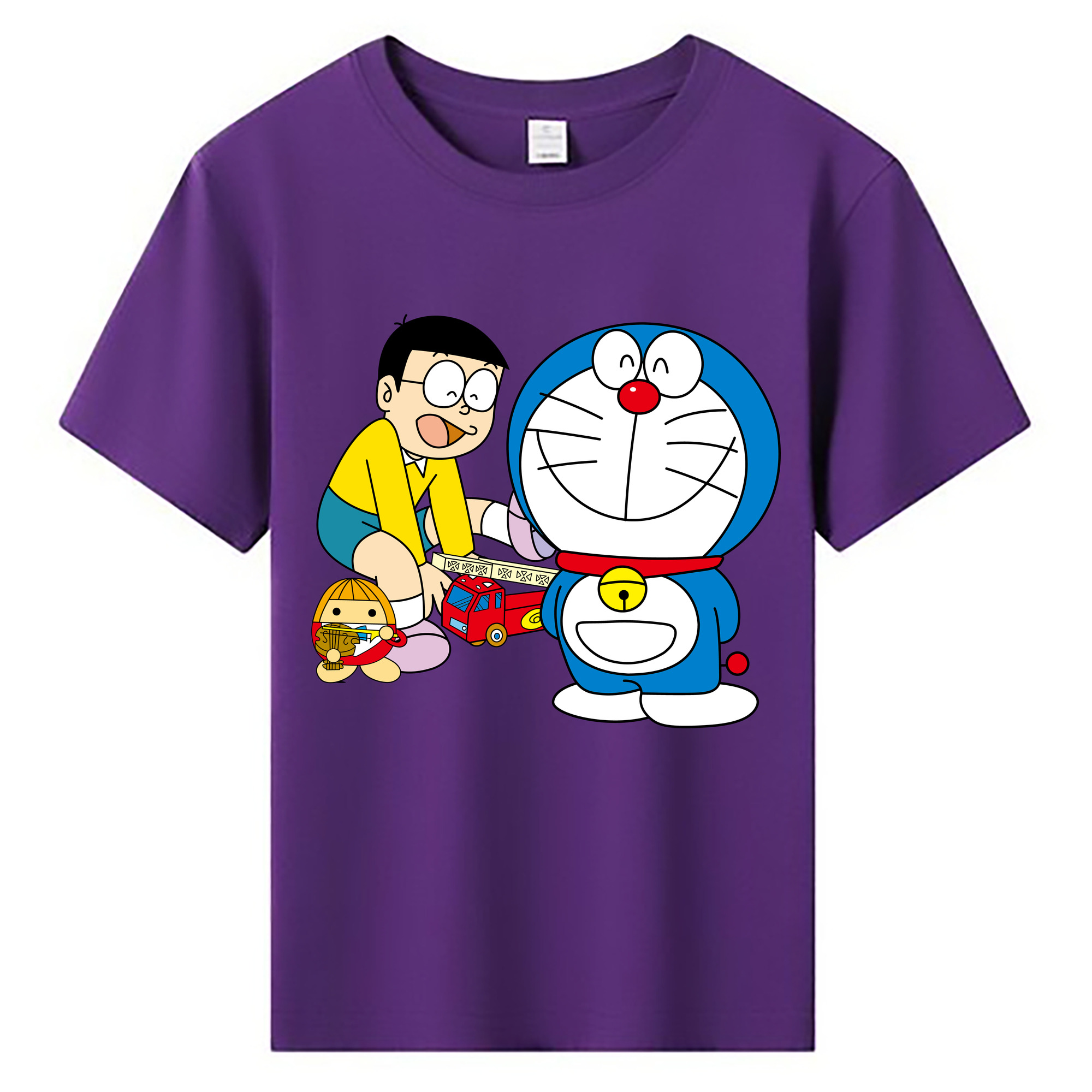 （画像用） ドラえもん Doraemon 綿100％キッズTシャツ（フロントプリント）