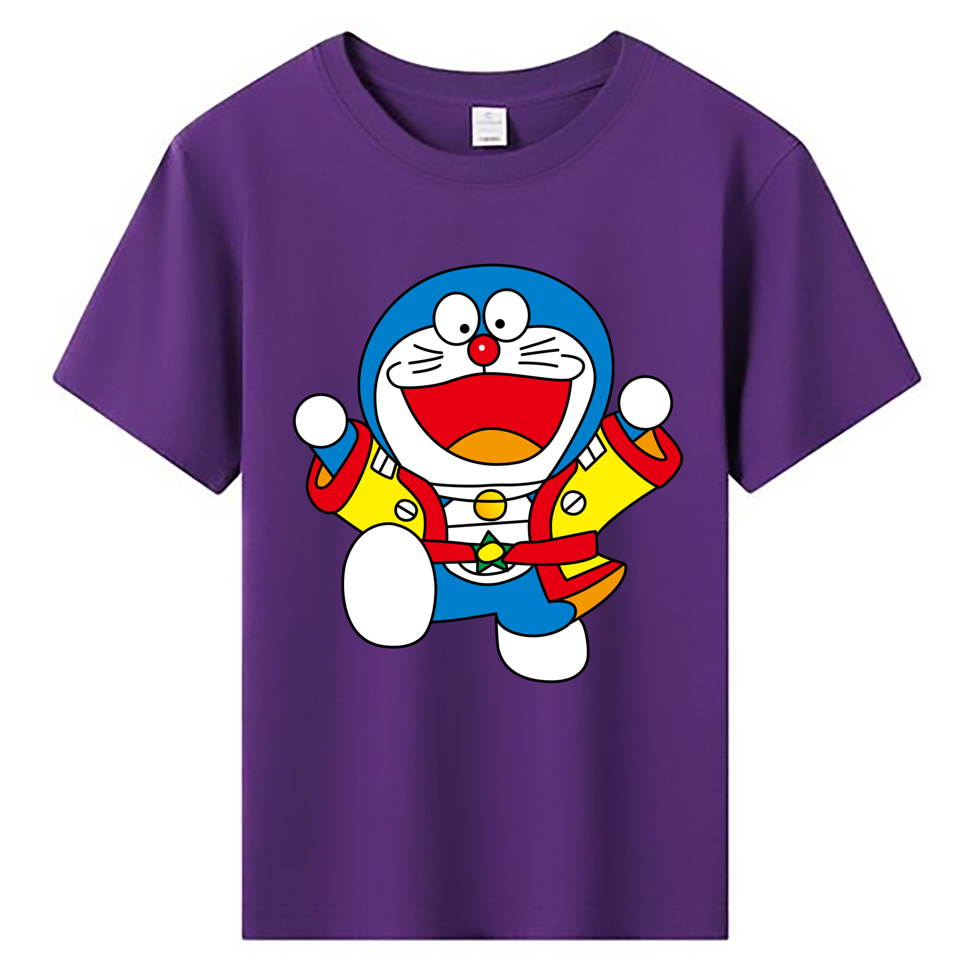 （画像用） ドラえもん Doraemon 綿100％キッズTシャツ（フロントプリント）