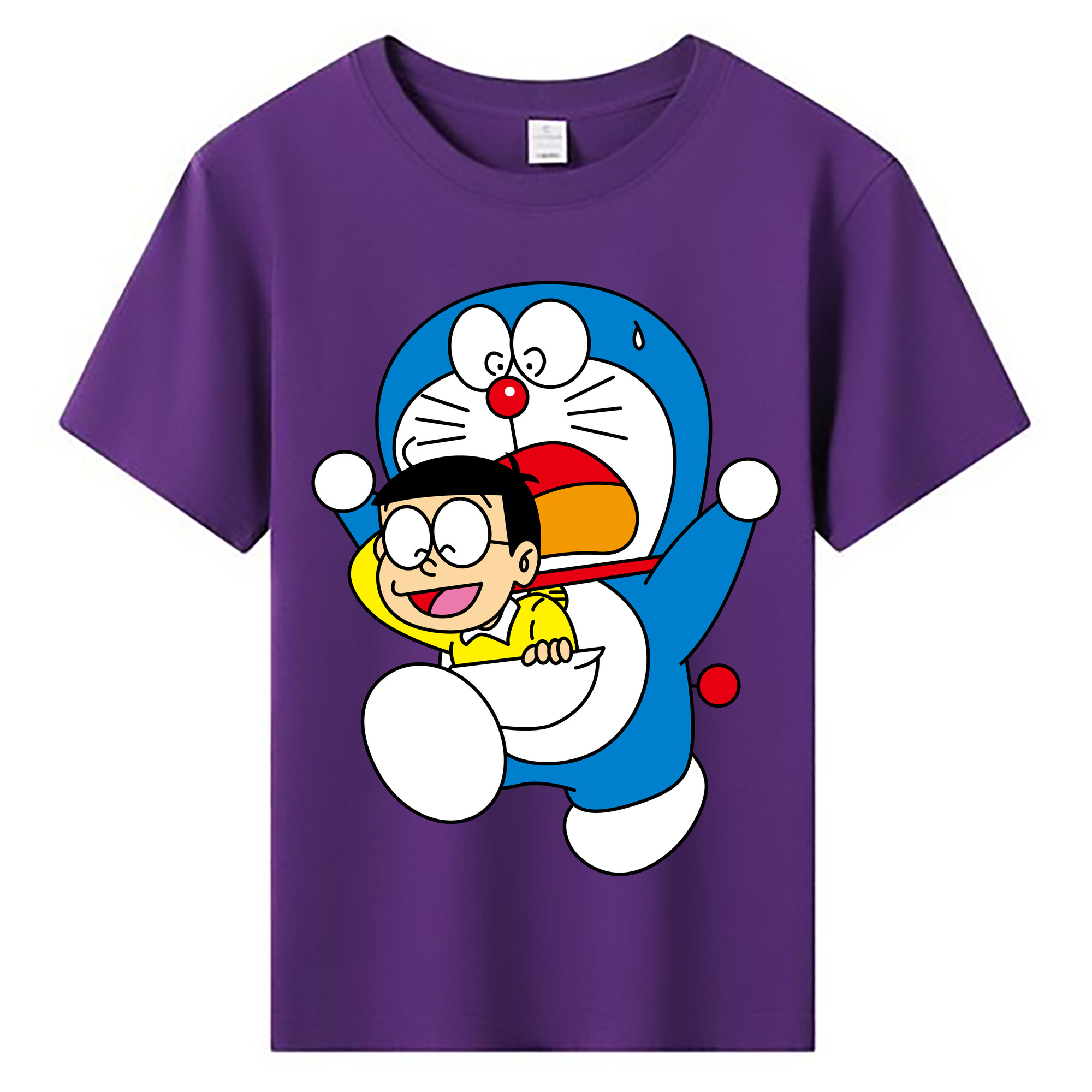 （画像用） ドラえもん Doraemon 綿100％キッズTシャツ（フロントプリント）