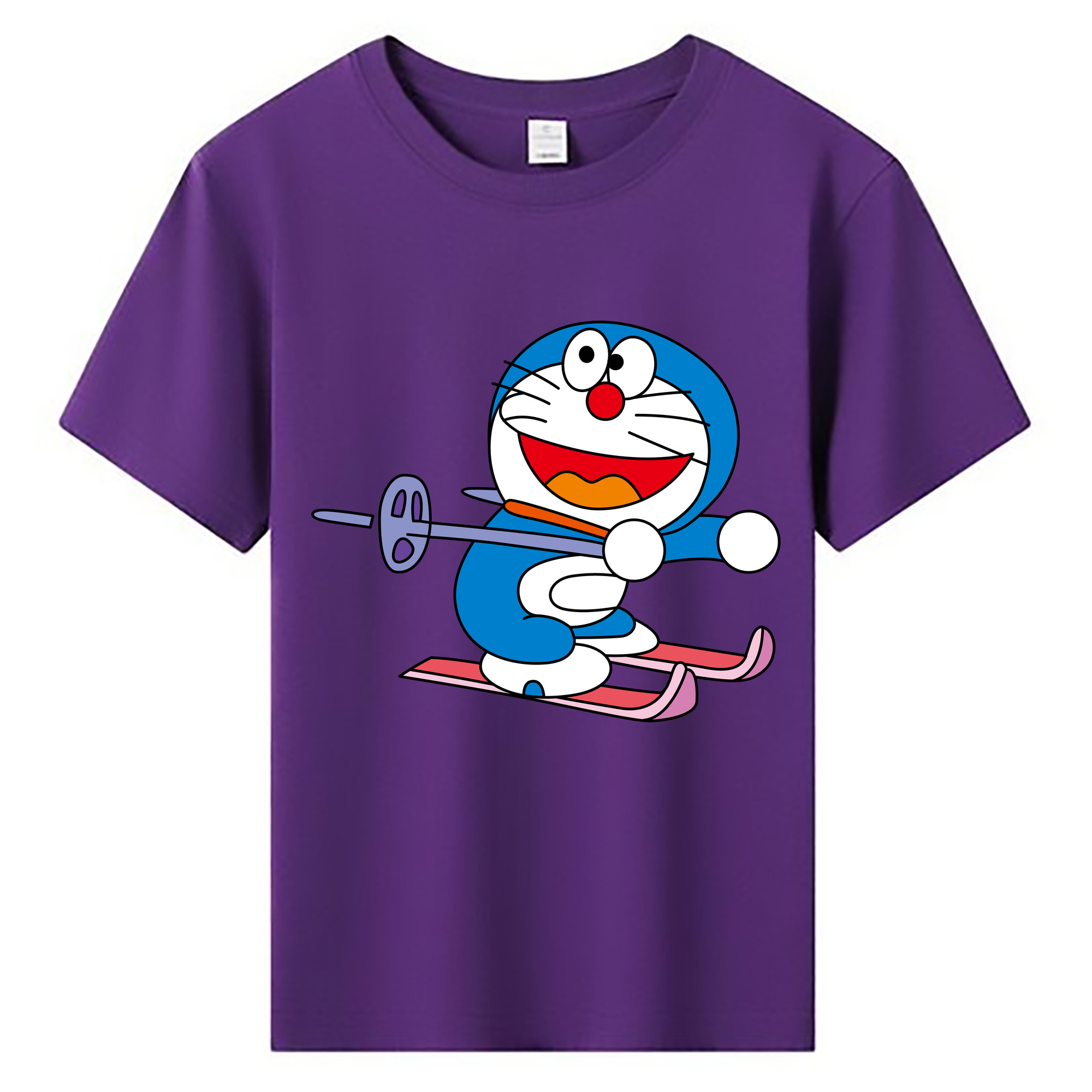 （画像用） ドラえもん Doraemon 綿100％キッズTシャツ（フロントプリント）