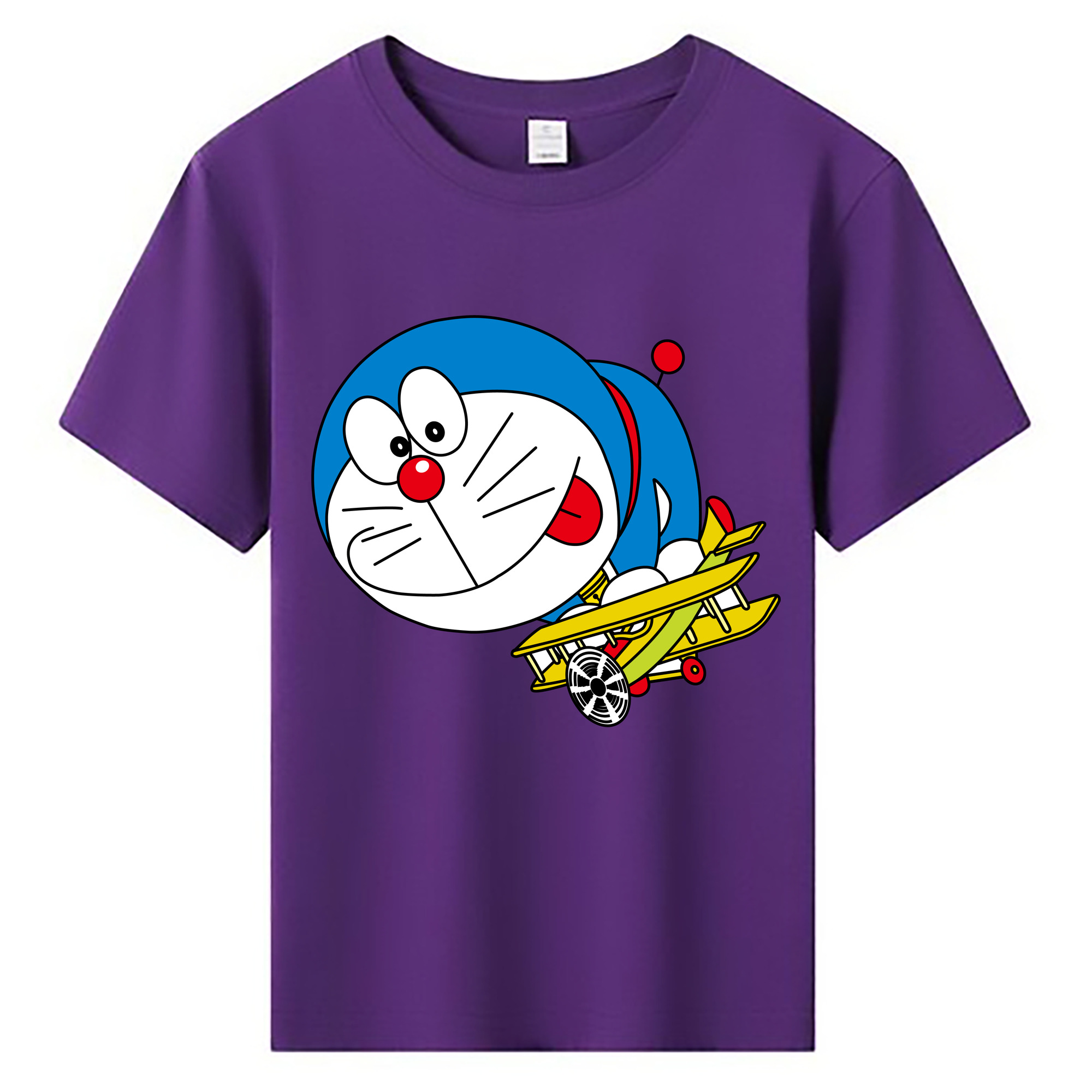 （画像用） ドラえもん Doraemon 綿100％キッズTシャツ（フロントプリント）