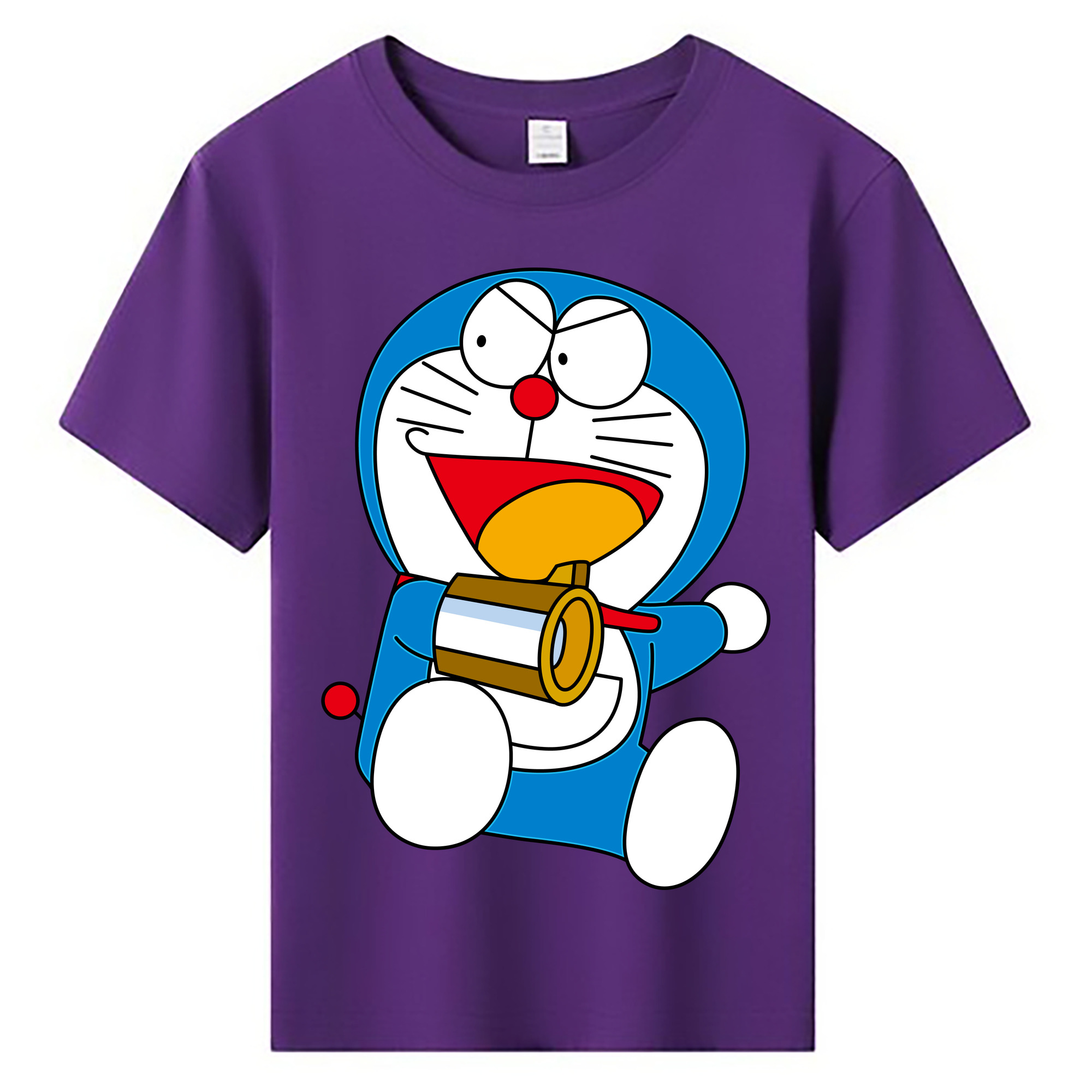 （画像用） ドラえもん Doraemon 綿100％キッズTシャツ（フロントプリント）